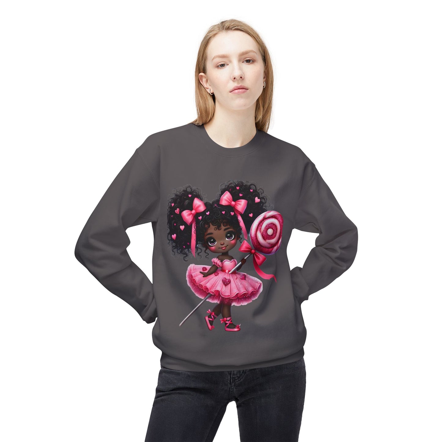 Valentines Unisex Midweight Softstyle Fleece Crewneck Sweatshirt