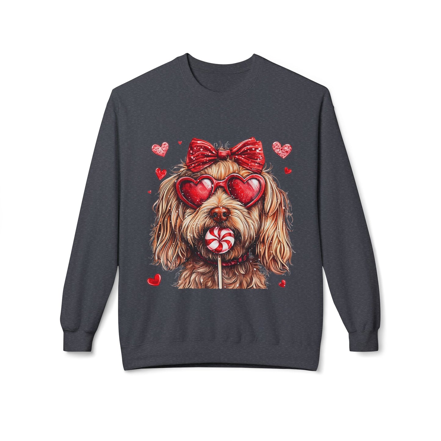Valentines Unisex Midweight Softstyle Fleece Crewneck Sweatshirt