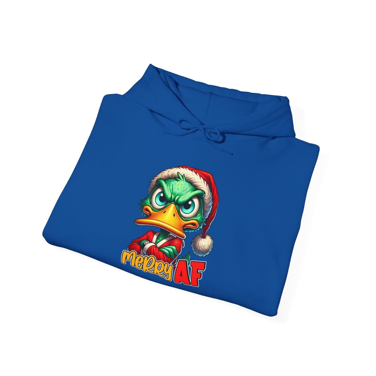 Festive Grinch Hoodie | Merry AF Gift for Christmas, Unisex Sweatshirt, Holiday Apparel, Cozy Sweatshirt, Grinch Lovers