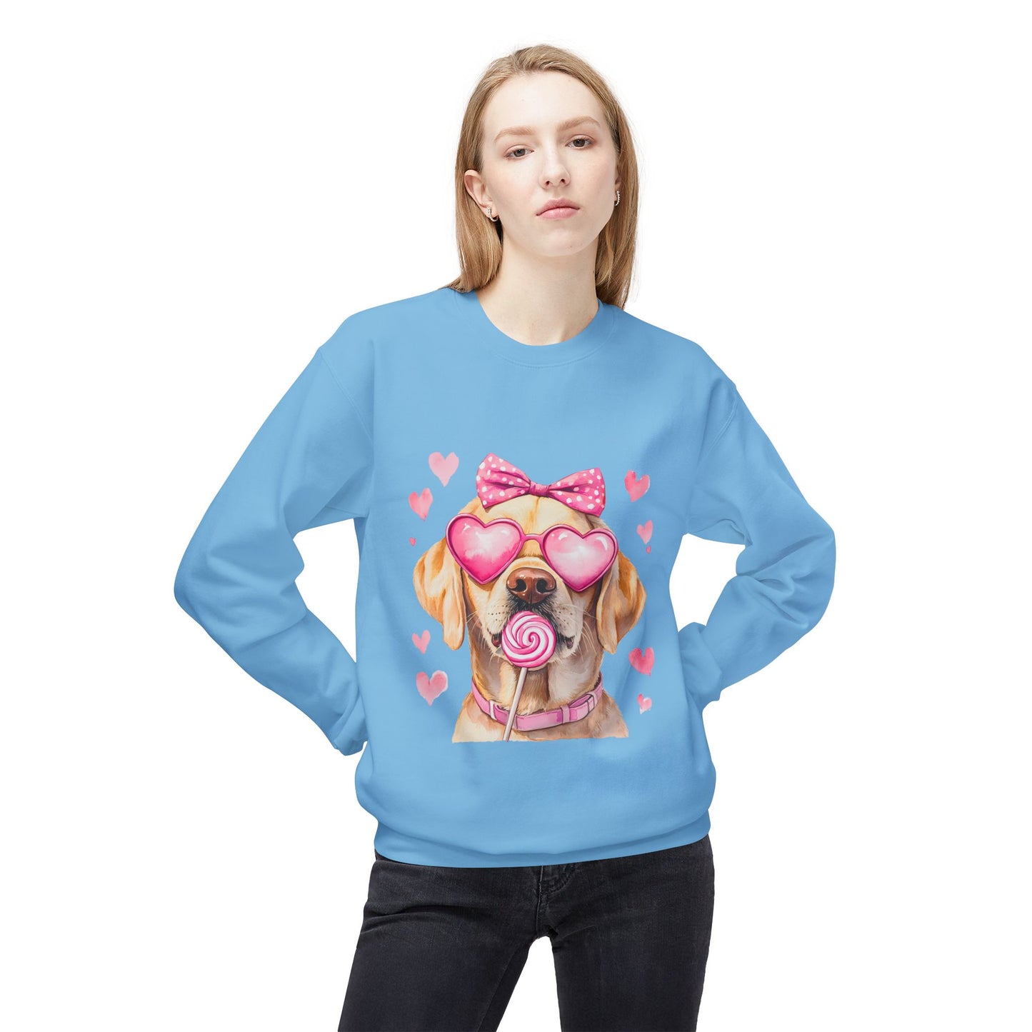 Valentines Unisex Midweight Softstyle Fleece Crewneck Sweatshirt