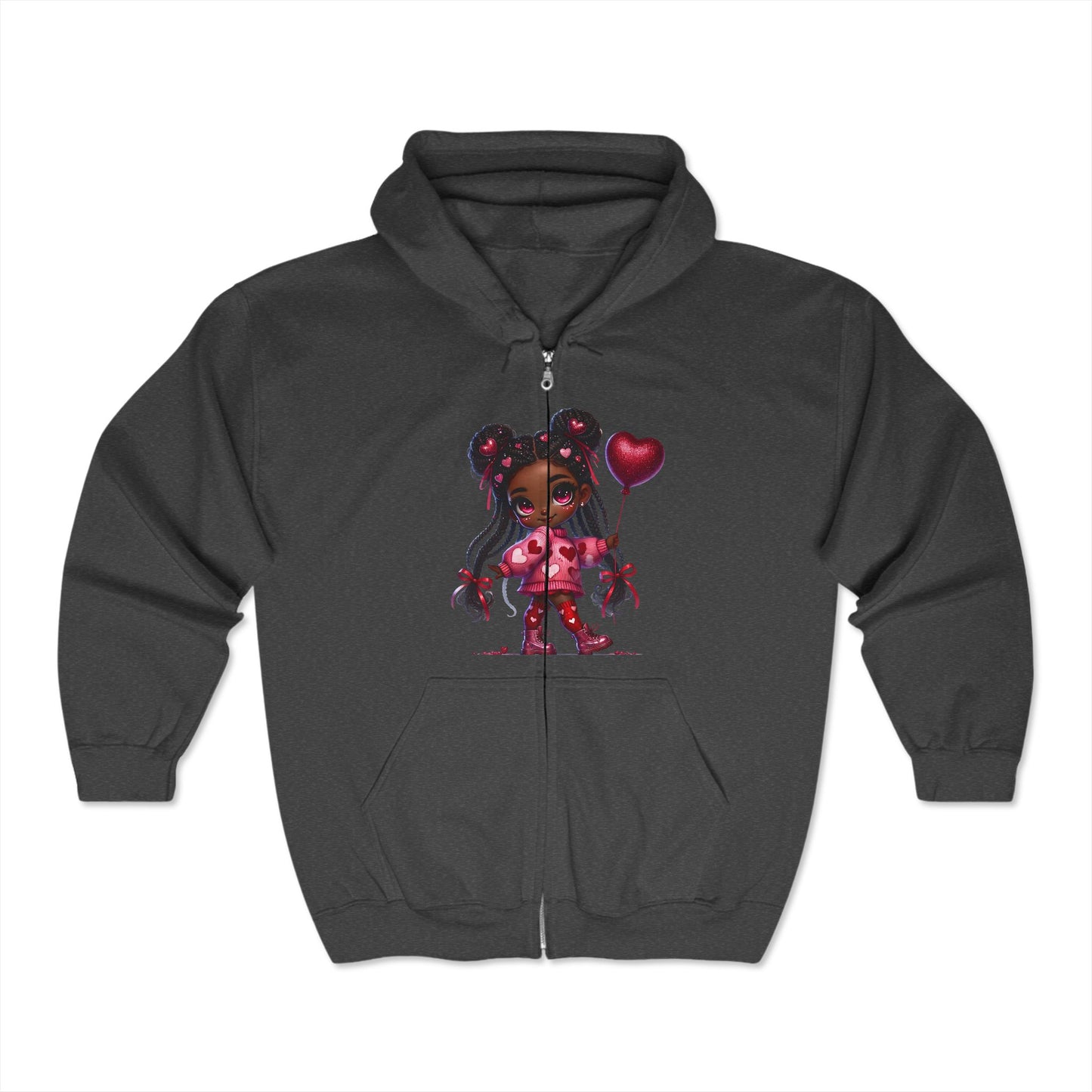 Valentines Unisex Heavy Blend™ Full Zip Hooded Sweatshirt