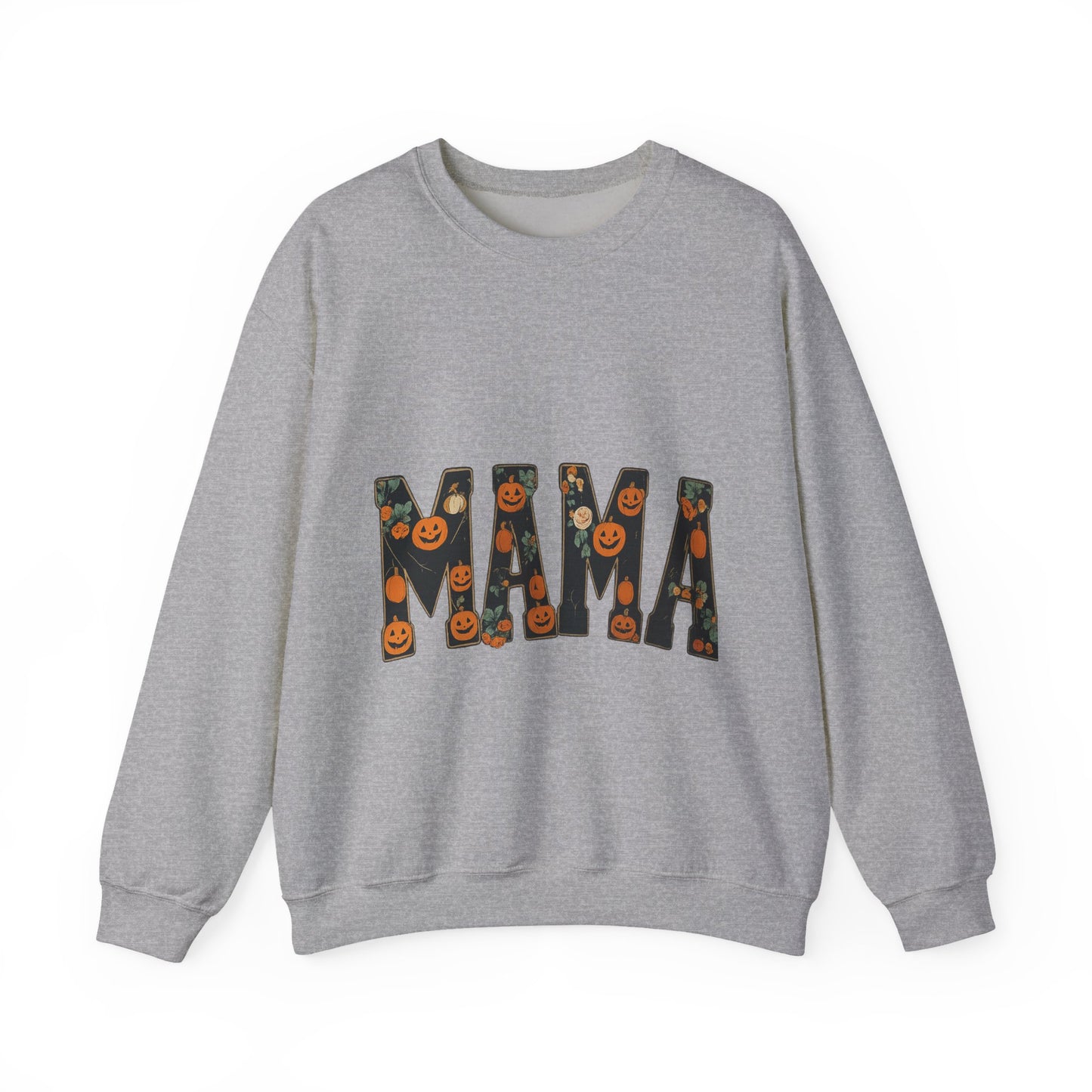 Mama Pumpkin Crewneck Sweatshirt, Fall Fashion, Halloween Gift, Cozy Sweatshirt, Casual Wear, Gift for Moms