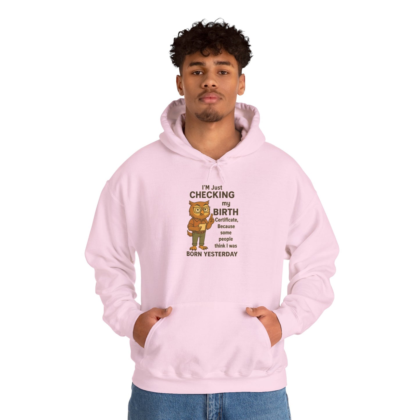 Funny Birthday Sweatshirt, Humorous Gift for Friends, Cozy Hooded Sweatshirt, Casual Wear, Unisex Birthday Apparel