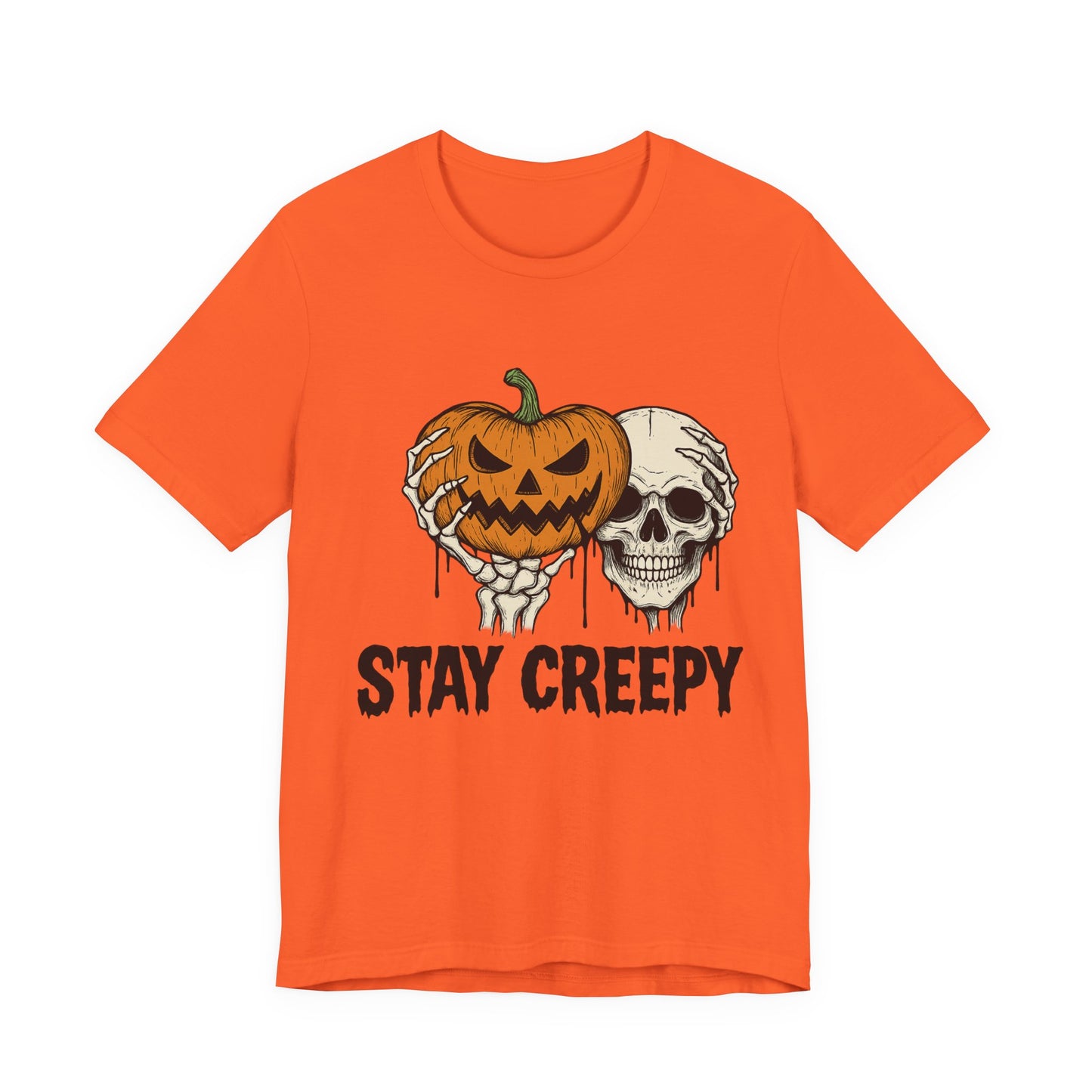 Halloween Graphic Tee - Stay Creepy Unisex Shirt, Fall Fashion, Spooky Halloween Apparel, Casual Wear, Gift for Halloween Lovers