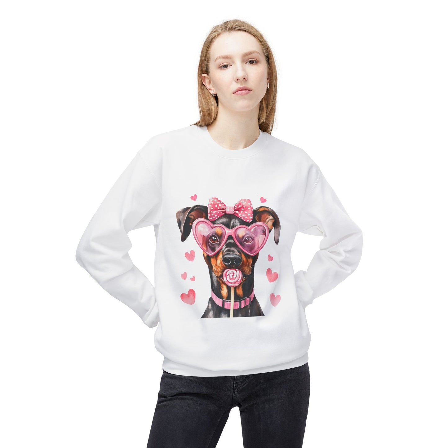 Valentines Unisex Midweight Softstyle Fleece Crewneck Sweatshirt
