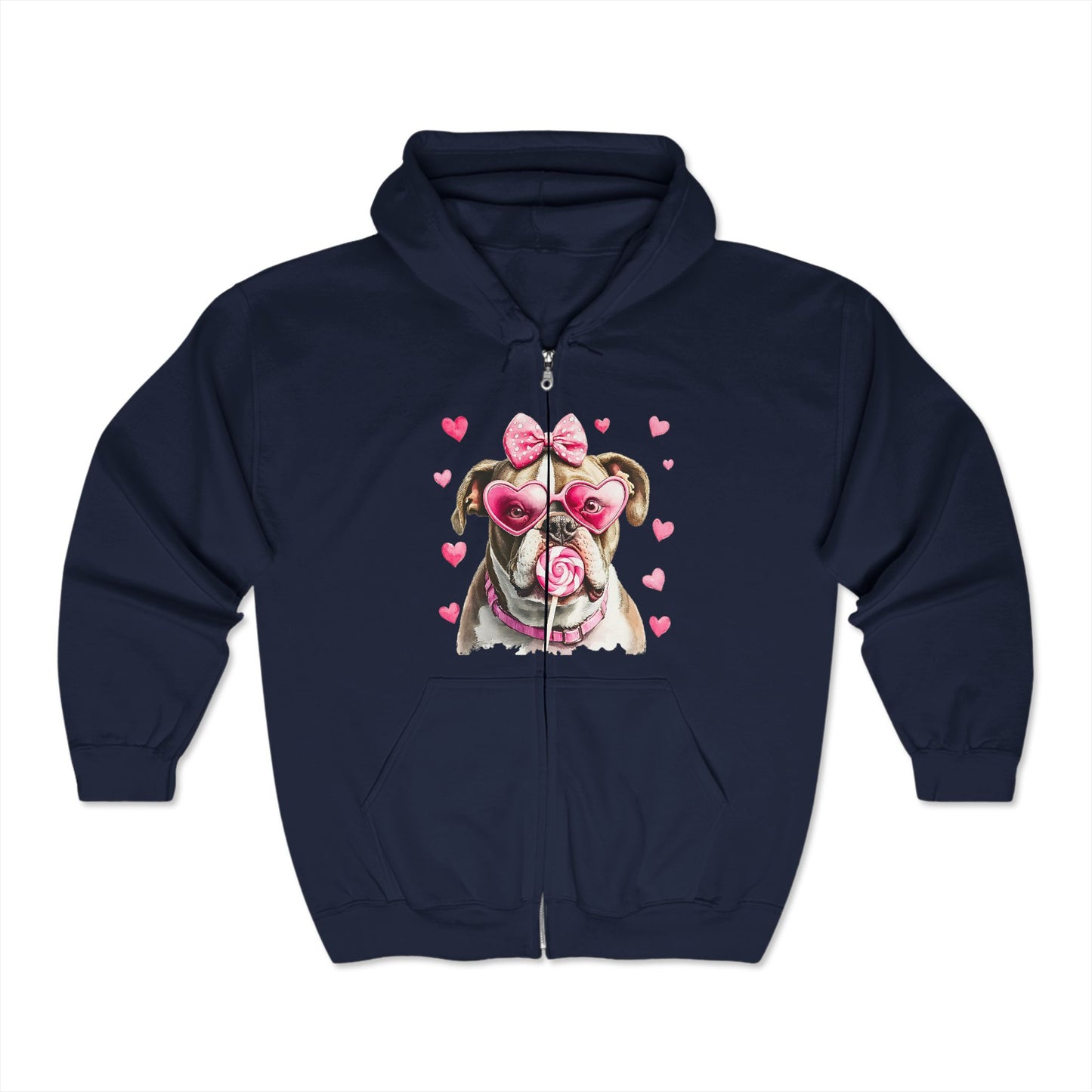 Valentines Unisex Heavy Blend™ Full Zip Hooded Sweatshirt