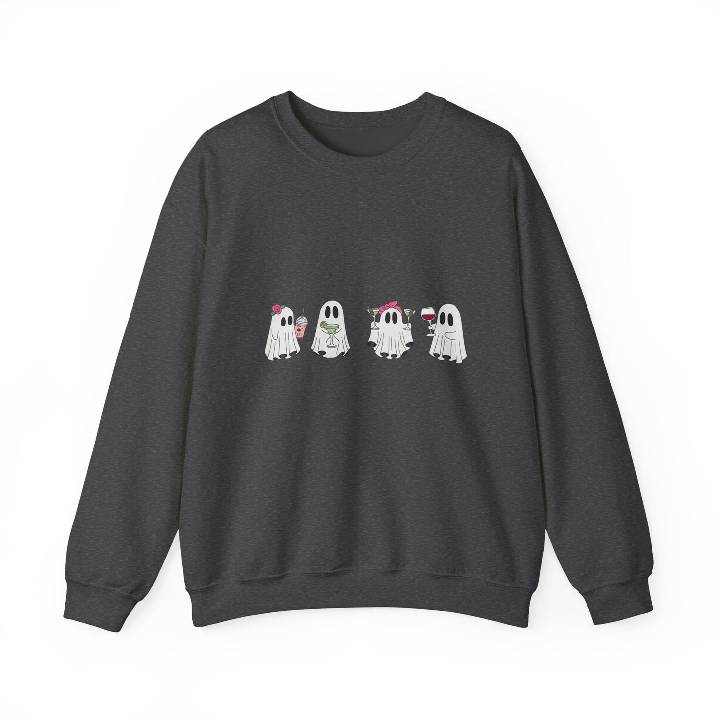 Ghostly Fun Unisex Sweatshirt - Cozy Halloween Apparel, Fall Fashion, Spooky Season Style, Gift for Ghost Lovers, Casual Comfort