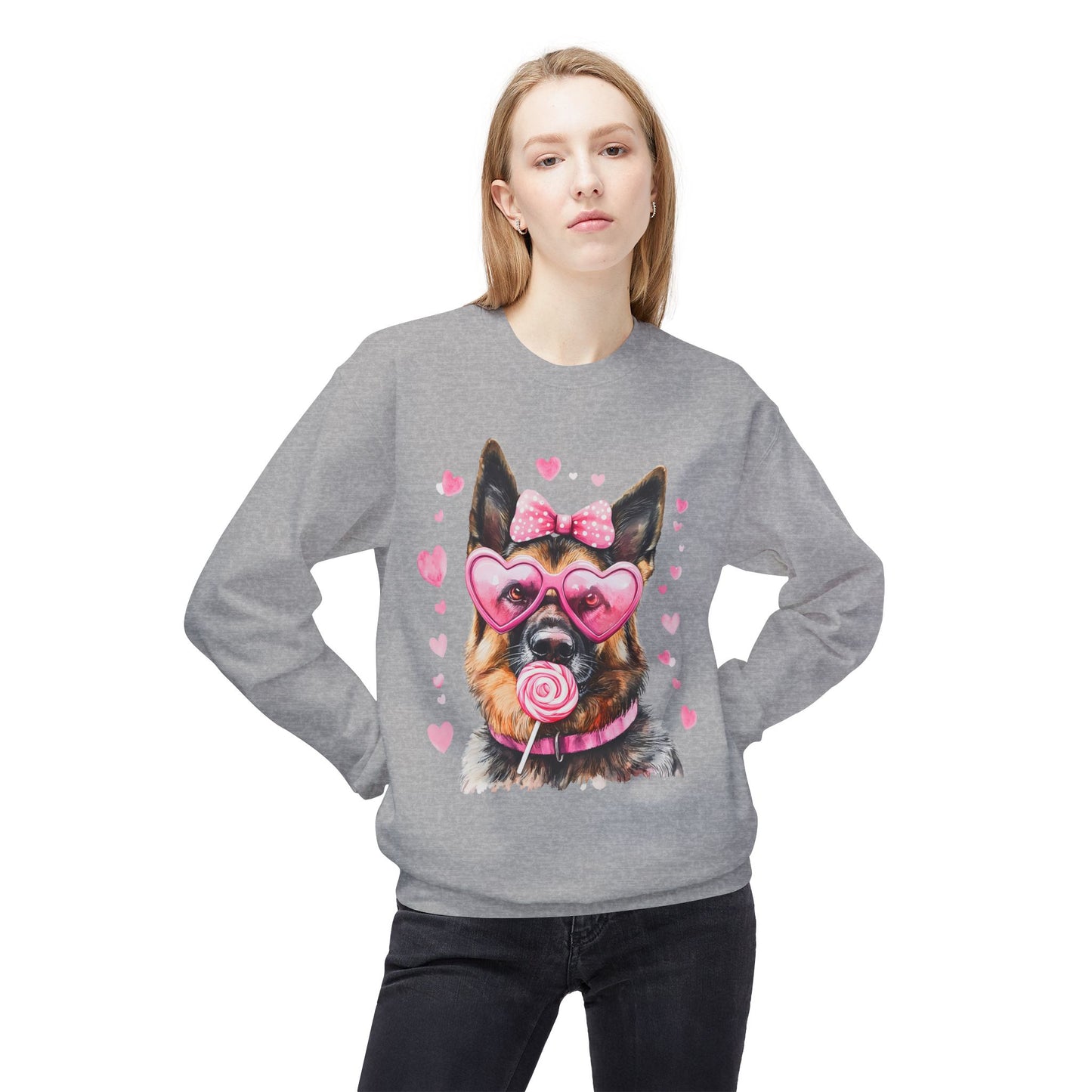 Valentines Unisex Midweight Softstyle Fleece Crewneck Sweatshirt