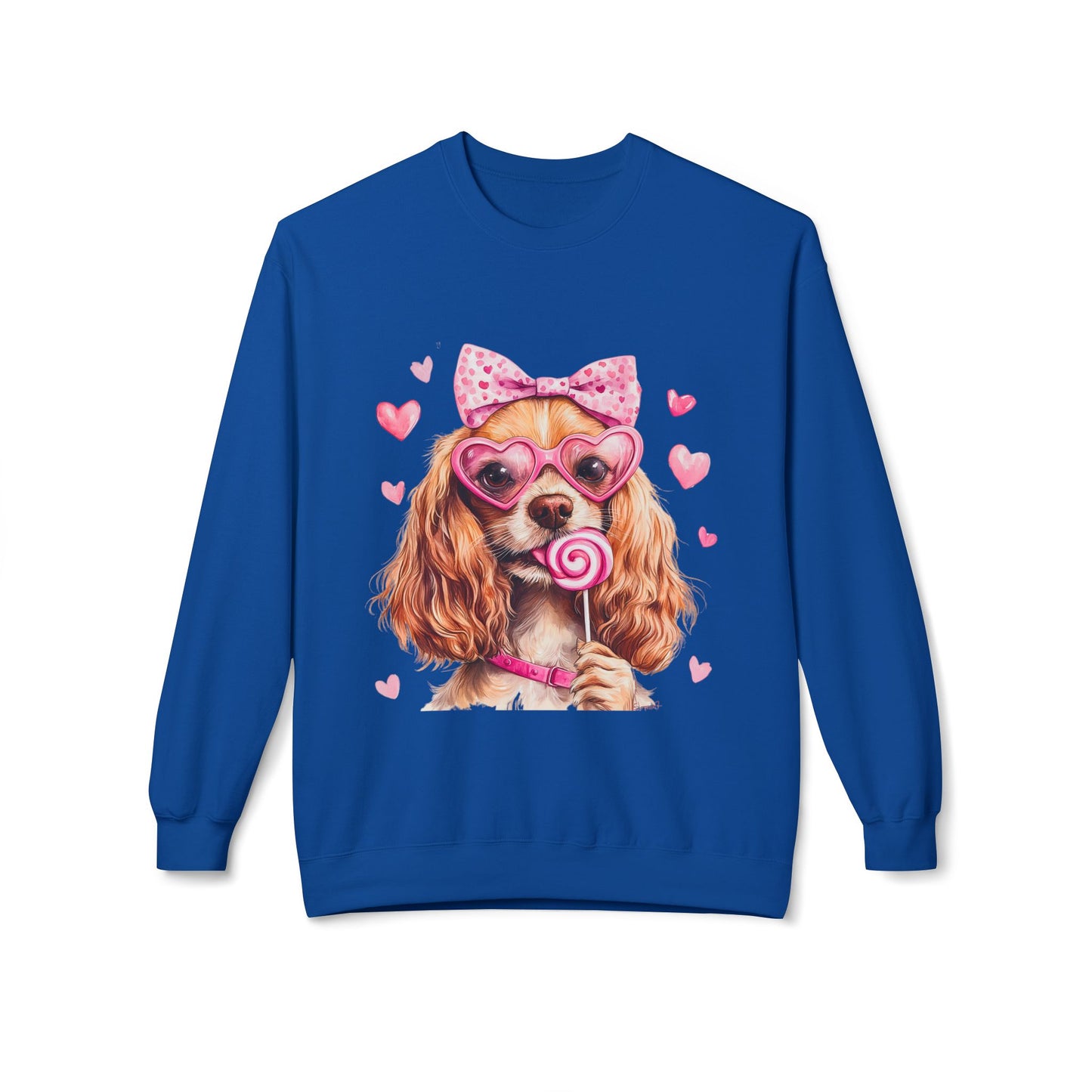 Valentines Unisex Midweight Softstyle Fleece Crewneck Sweatshirt
