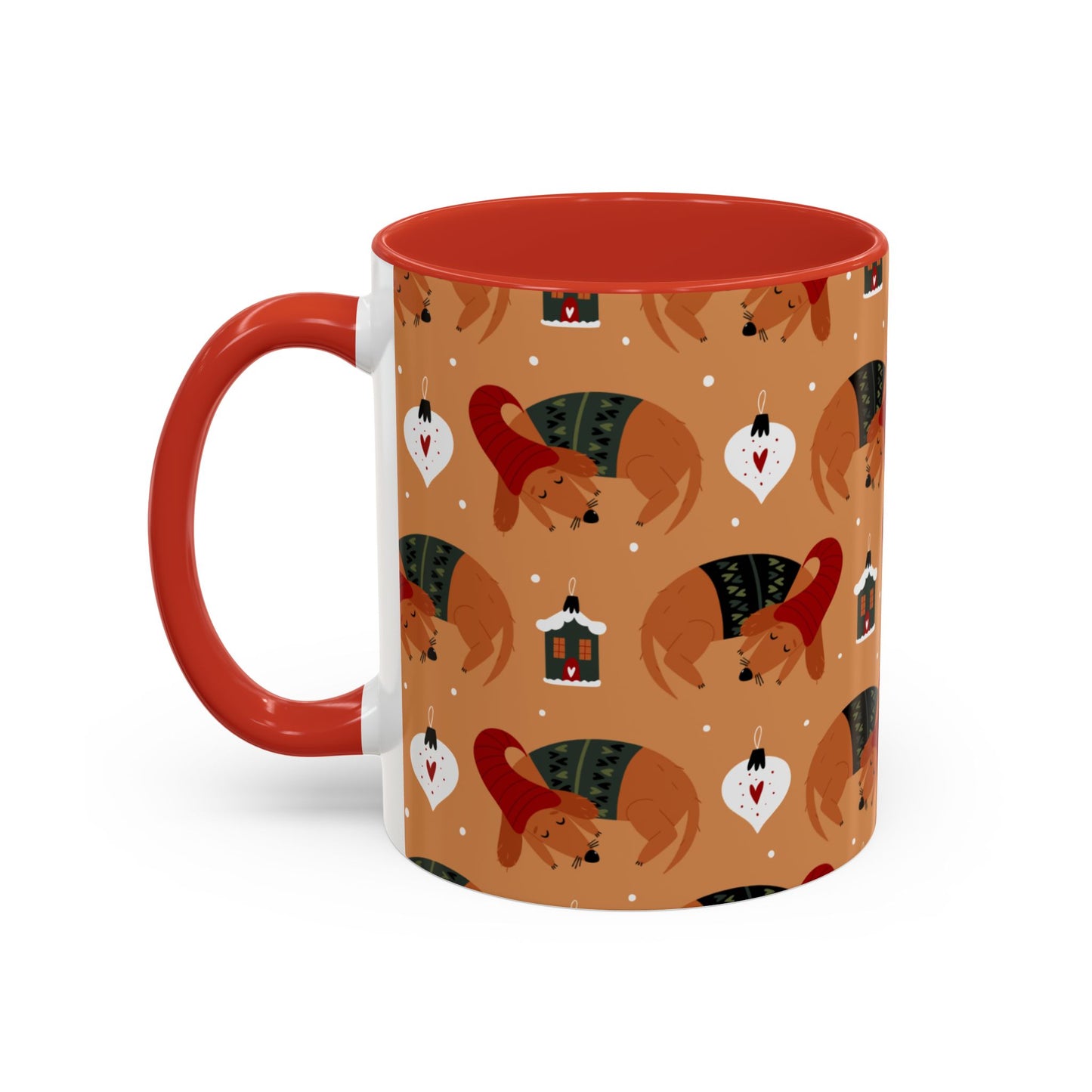 Christmas Accent Coffee Mug (11, 15oz)