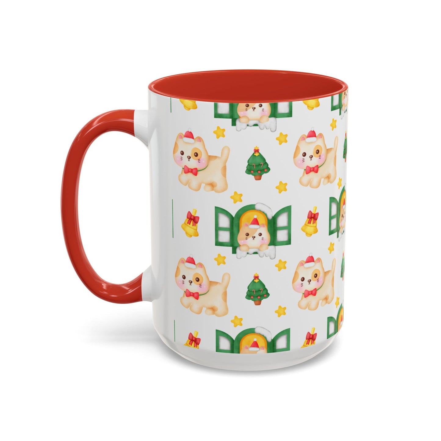 Christmas Accent Coffee Mug (11, 15oz)