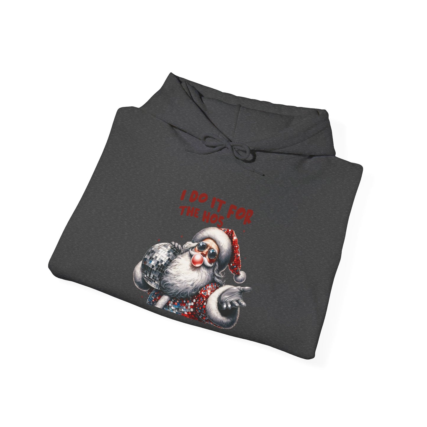 Santa Hoodie - I Do It For The 90s, Christmas Sweatshirt, Unisex Holiday Apparel, Vintage Style Gift, Cozy Winter Wear