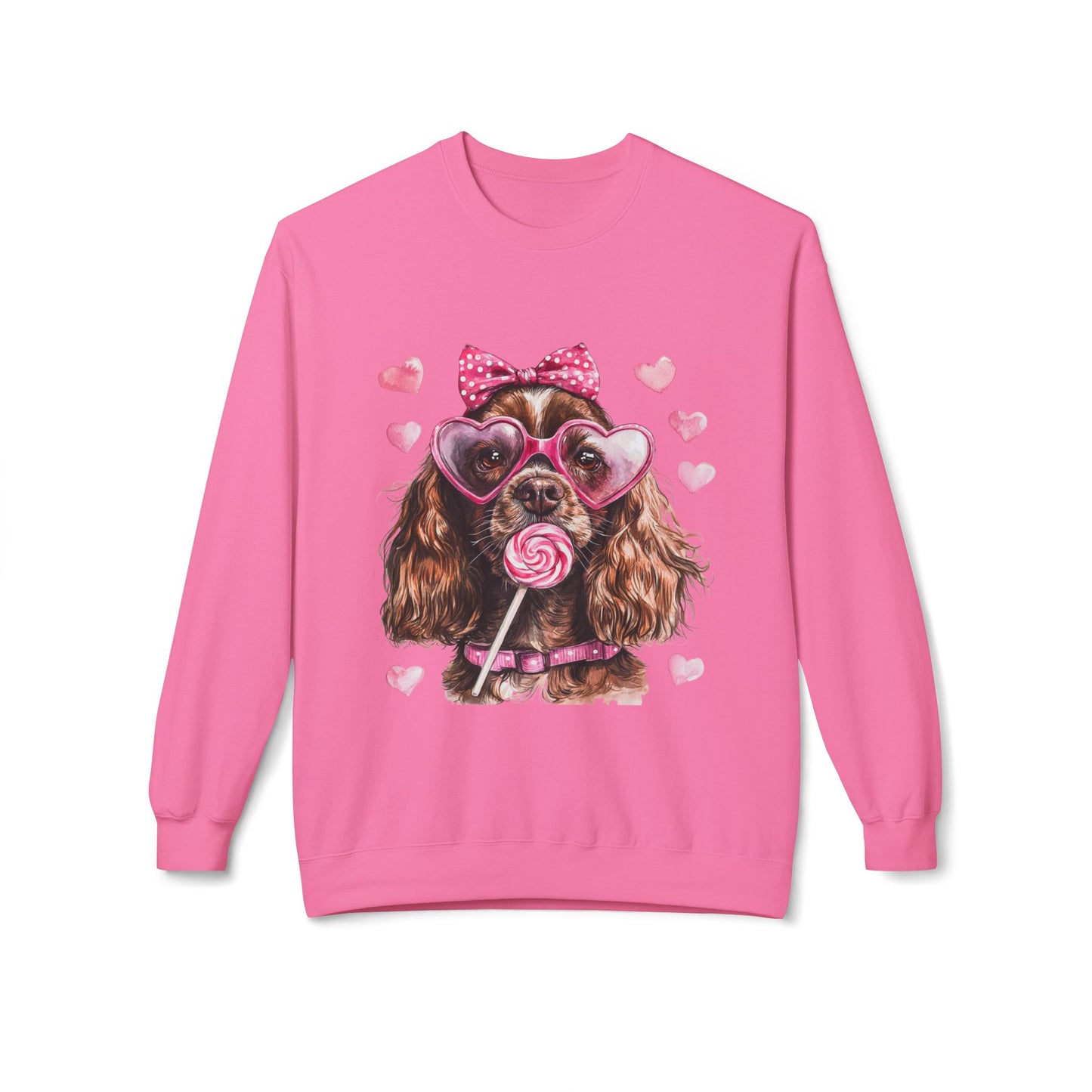 Valentines Unisex Midweight Softstyle Fleece Crewneck Sweatshirt