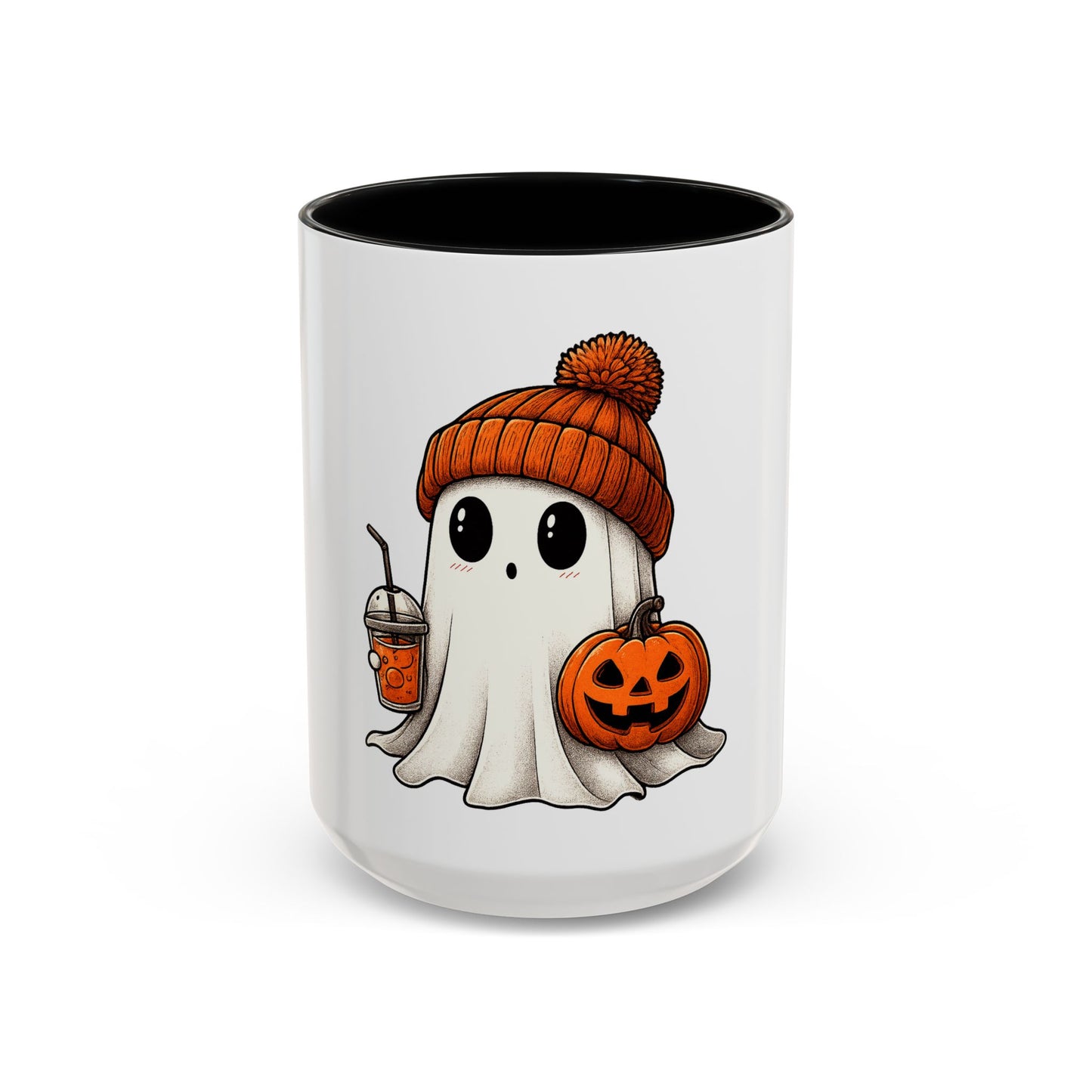 Halloween Ghost Coffee Mug, Funny Mug for Spooky Season, Pumpkin Mug, Gift for Ghost Lovers, Cute Halloween Decor
