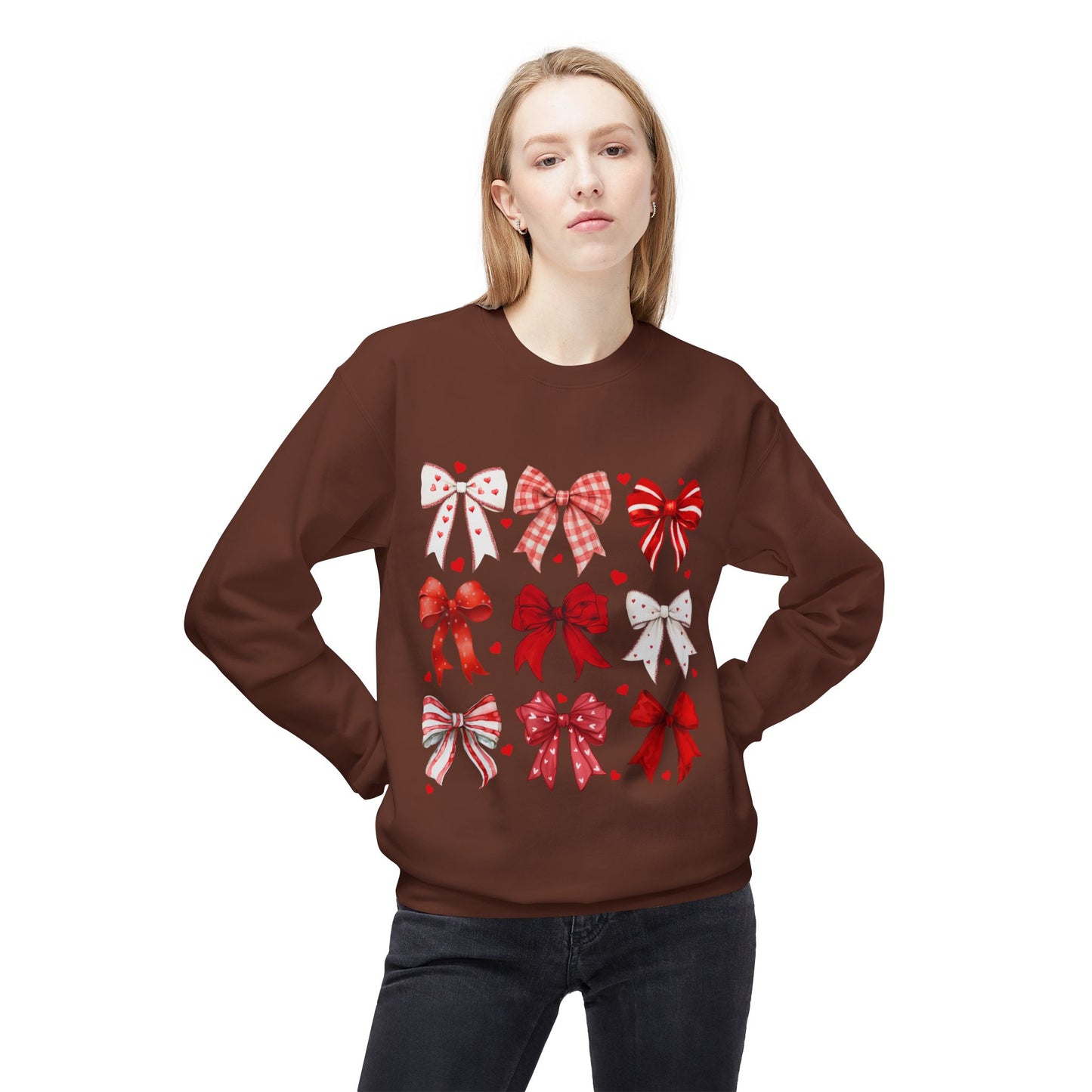 Valentines Unisex Midweight Softstyle Fleece Crewneck Sweatshirt