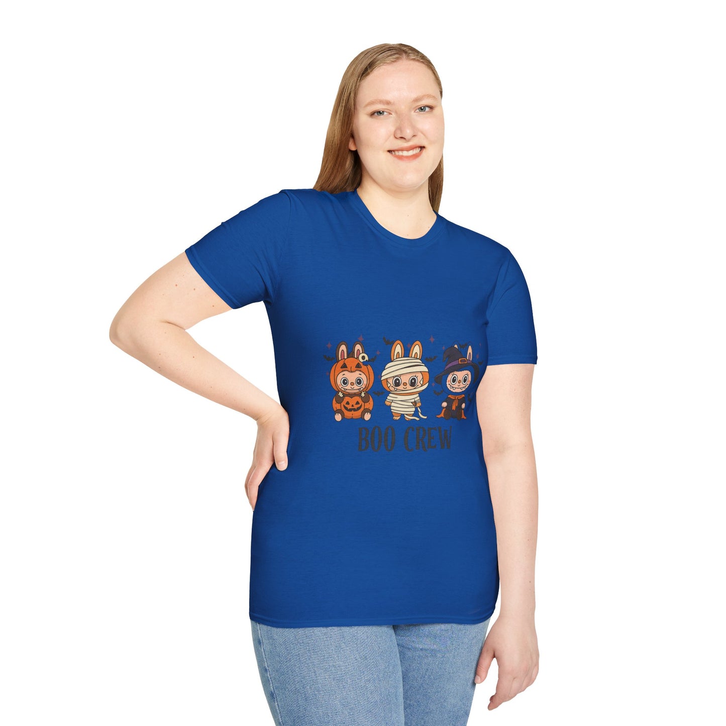 Boo Crew Halloween T-Shirt, Unisex Softstyle Tee, Cute Halloween Shirt, Fall Festival Apparel, Spooky Season Gift, Trick or Treat Top