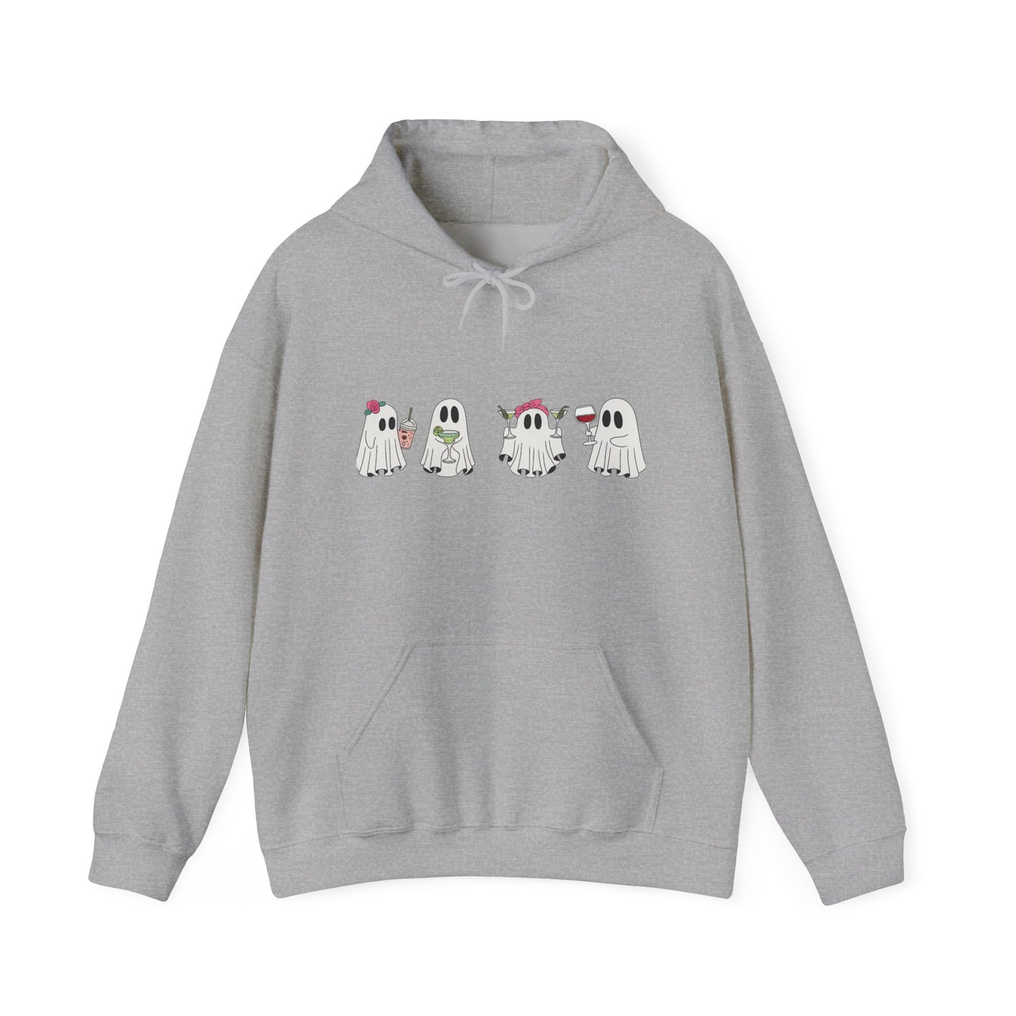 Cute Ghosts Unisex Hoodie - Cozy Halloween Hoodie, Fall Apparel, Gift for Ghost Lovers, Casual Wear, Spooky Season