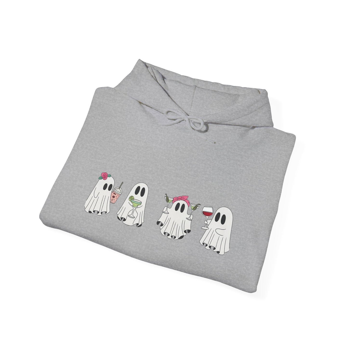 Cute Ghosts Unisex Hoodie - Cozy Halloween Hoodie, Fall Apparel, Gift for Ghost Lovers, Casual Wear, Spooky Season