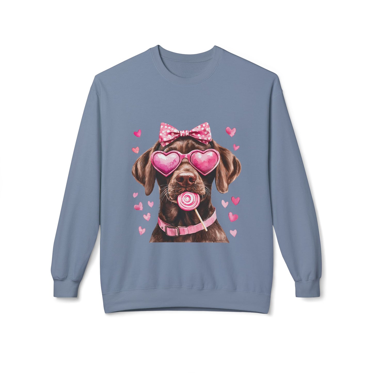 Valentines Unisex Midweight Softstyle Fleece Crewneck Sweatshirt