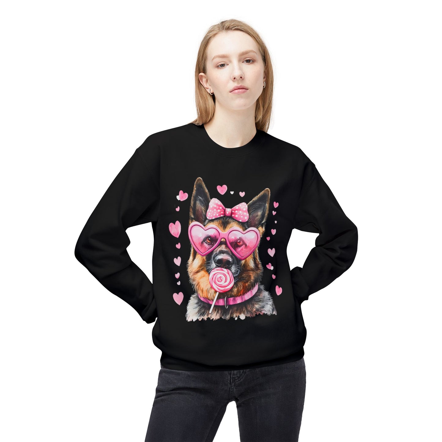 Valentines Unisex Midweight Softstyle Fleece Crewneck Sweatshirt