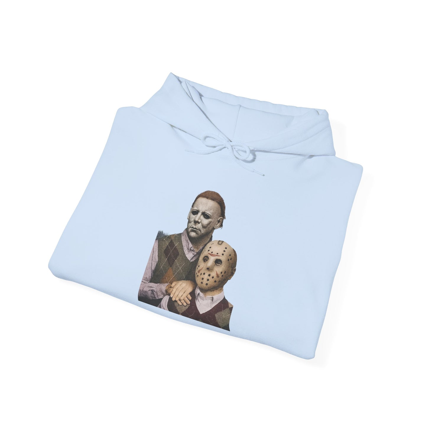 Horror Movie Duo Hoodie | Unisex Hoodie, Cozy Gift for Horror Fans, Halloween Outfit, Movie Night Apparel, Retro Aesthetic