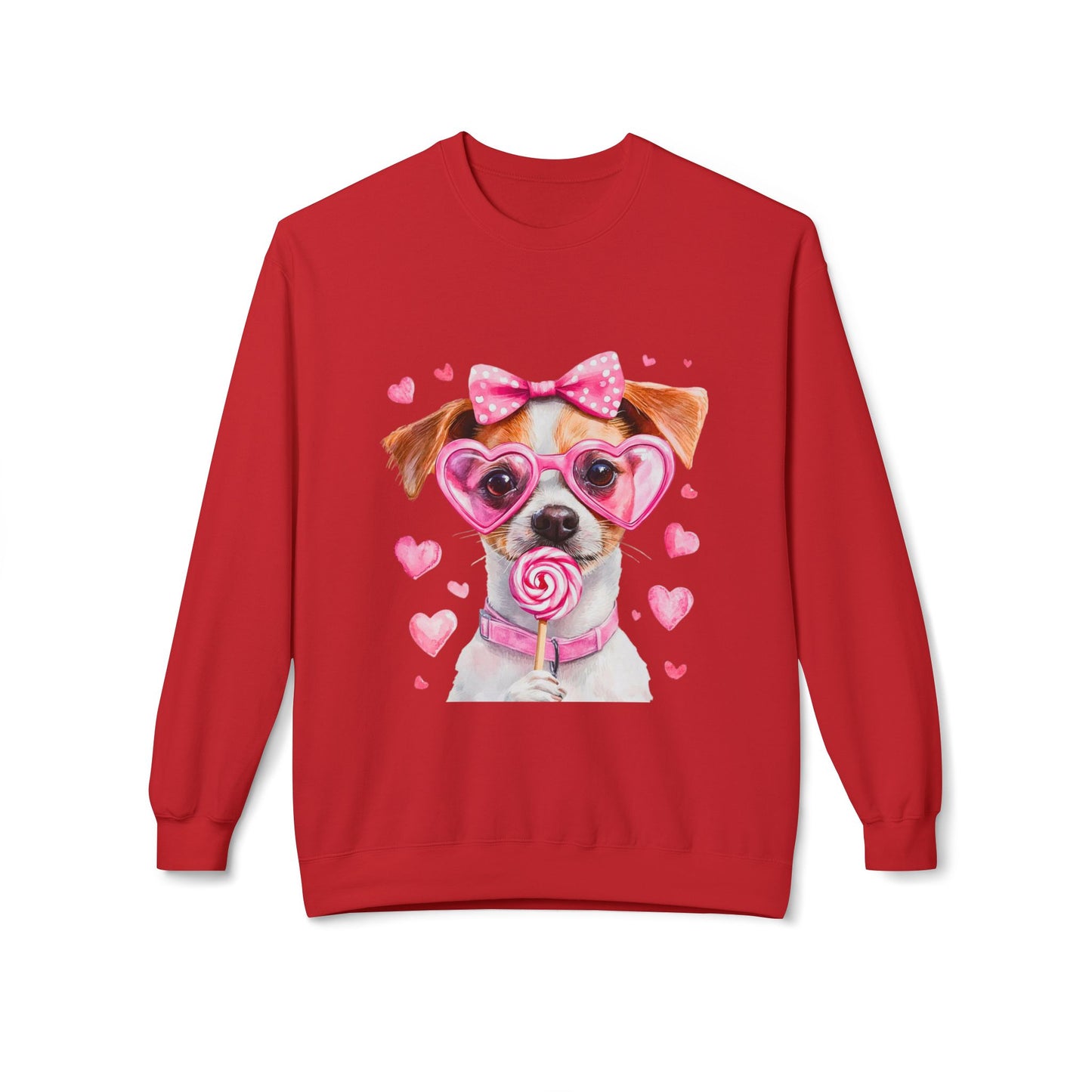 Valentines Unisex Midweight Softstyle Fleece Crewneck Sweatshirt