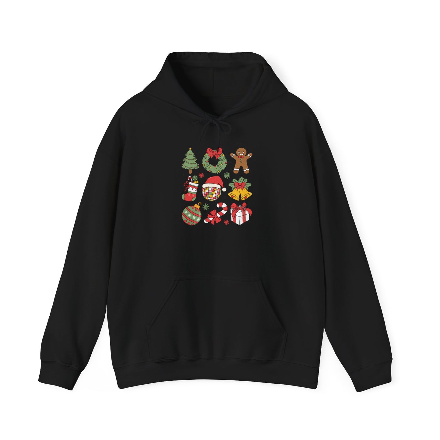 Festive Holiday Hoodie, Cozy Sweatshirt for Christmas, Unisex Holiday Apparel, Winter Gift Idea, Cute Sweatshirt with Holiday Designs