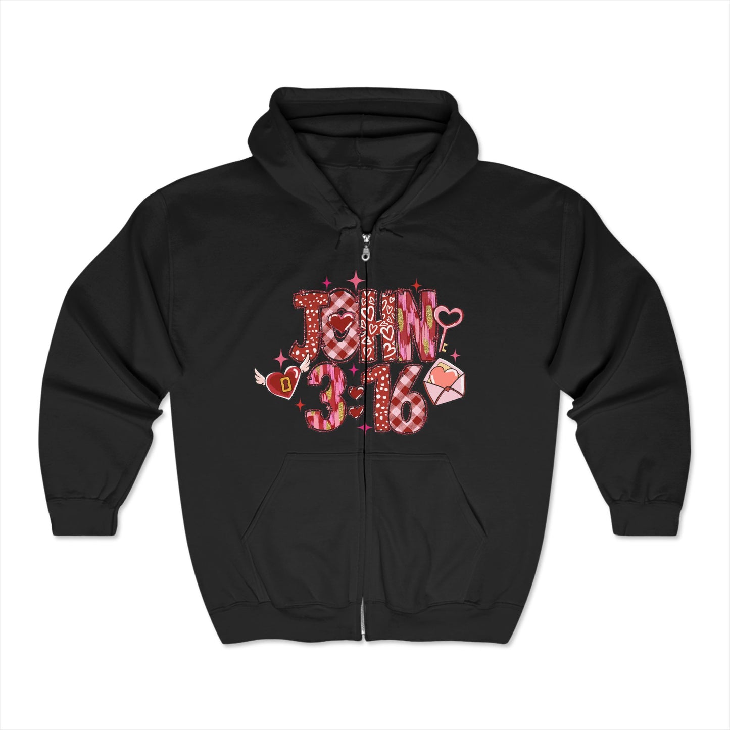 Valentines Unisex Heavy Blend™ Full Zip Hoodies