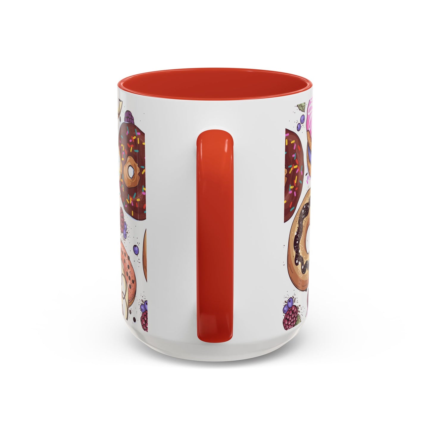 Doughnut Accent Coffee Mug (11, 15oz)