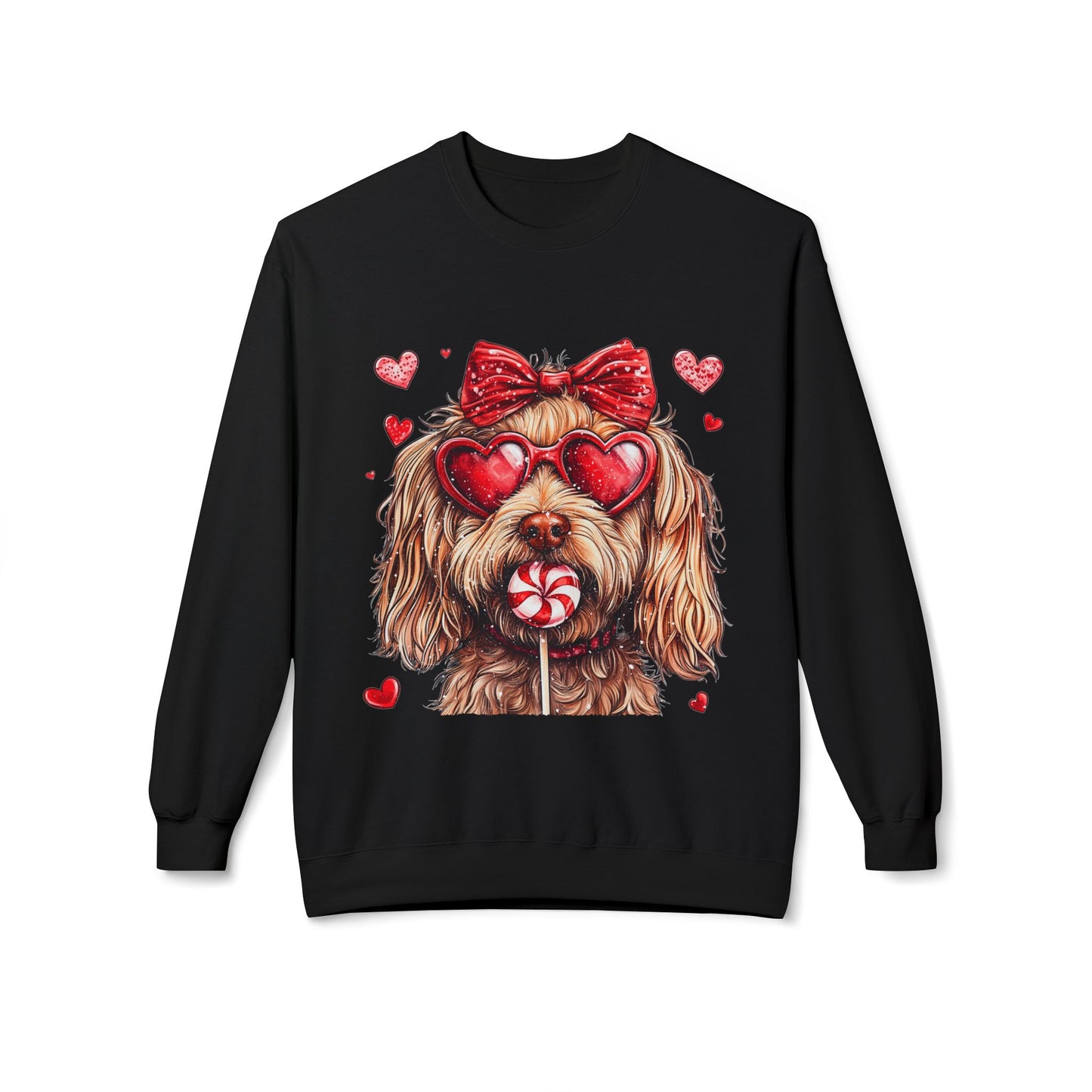 Valentines Unisex Midweight Softstyle Fleece Crewneck Sweatshirt