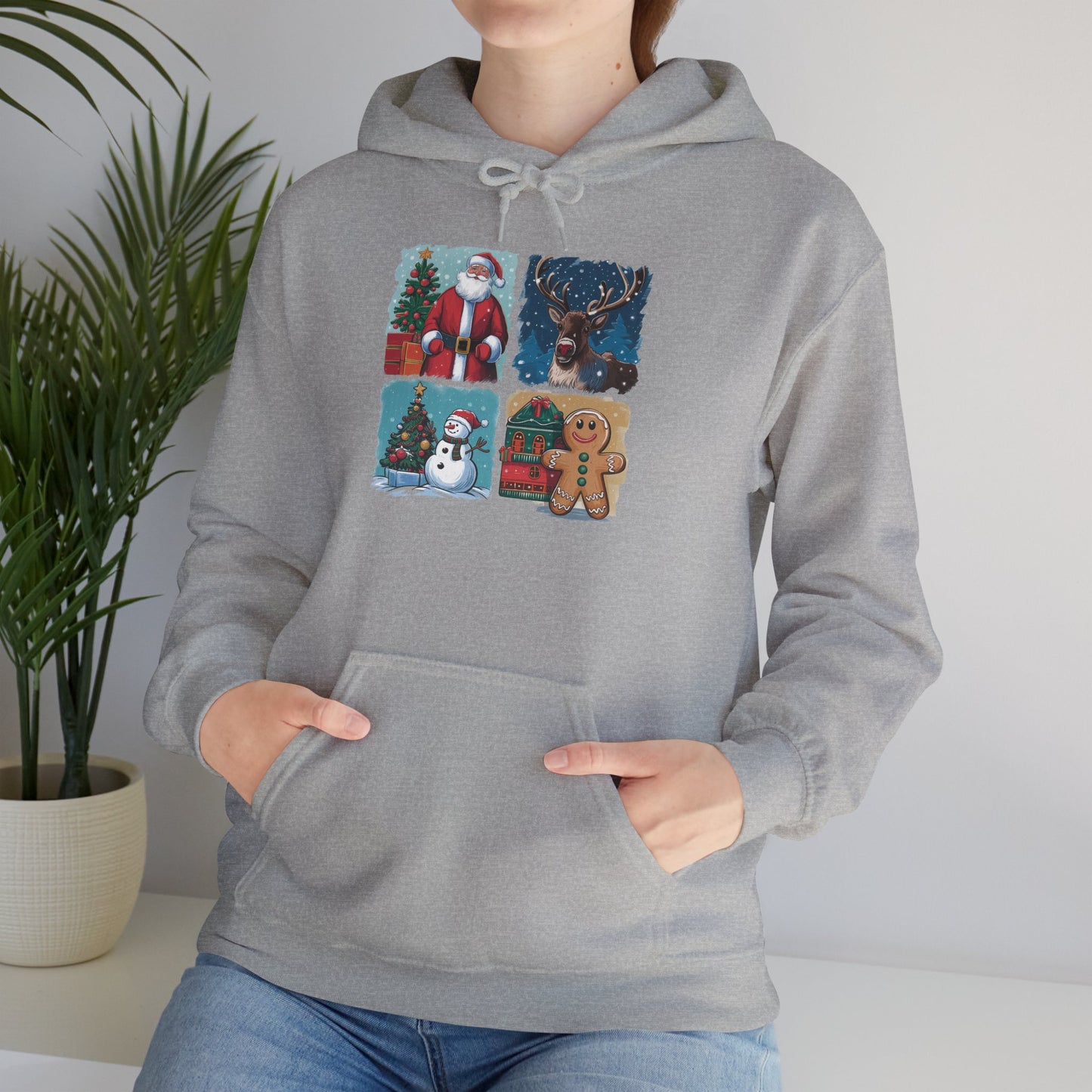 Festive Holiday Sweatshirt, Cozy Christmas Apparel, Unisex Hoodie, Winter Fashion, Gift Idea for New Year