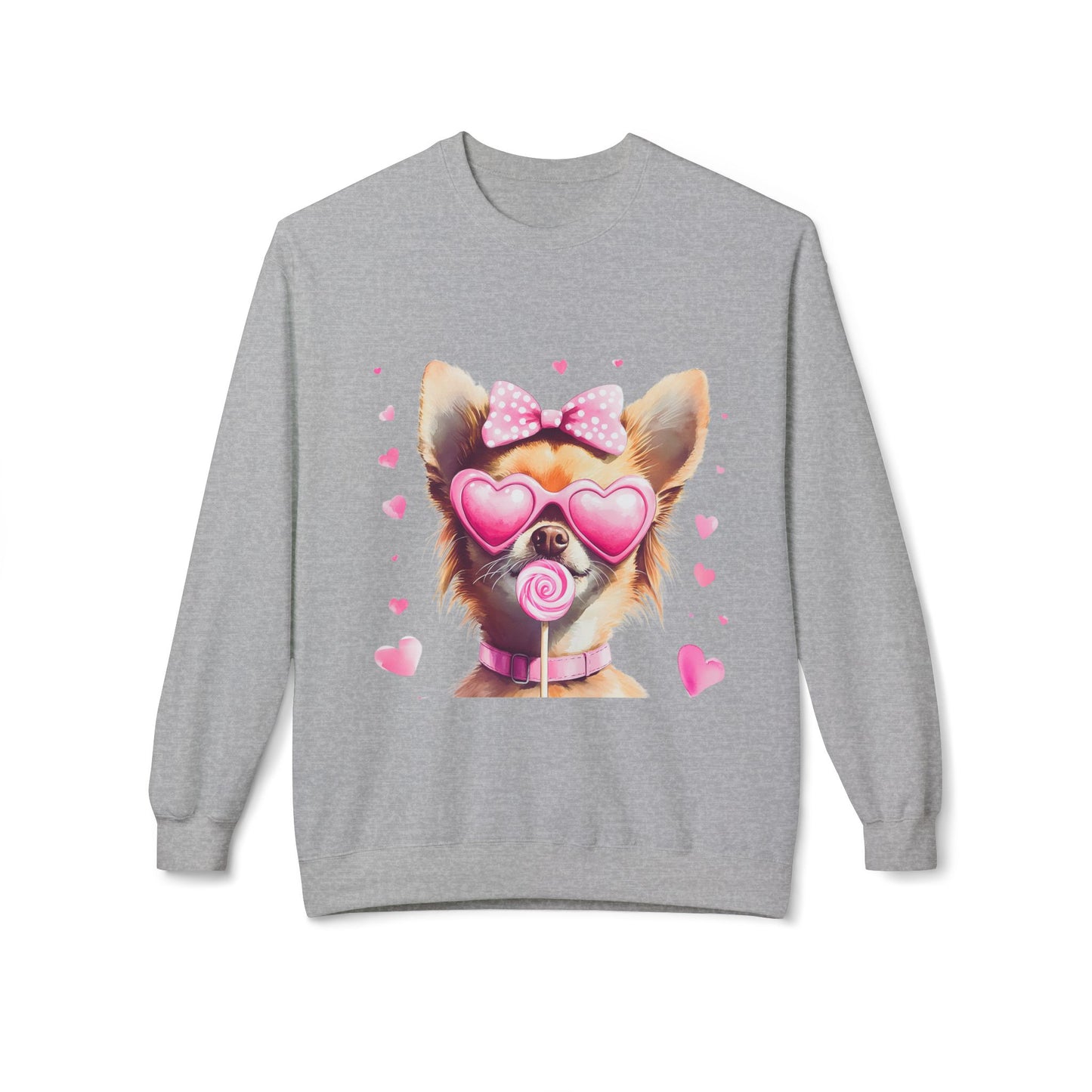 Valentines Unisex Midweight Softstyle Fleece Crewneck Sweatshirt