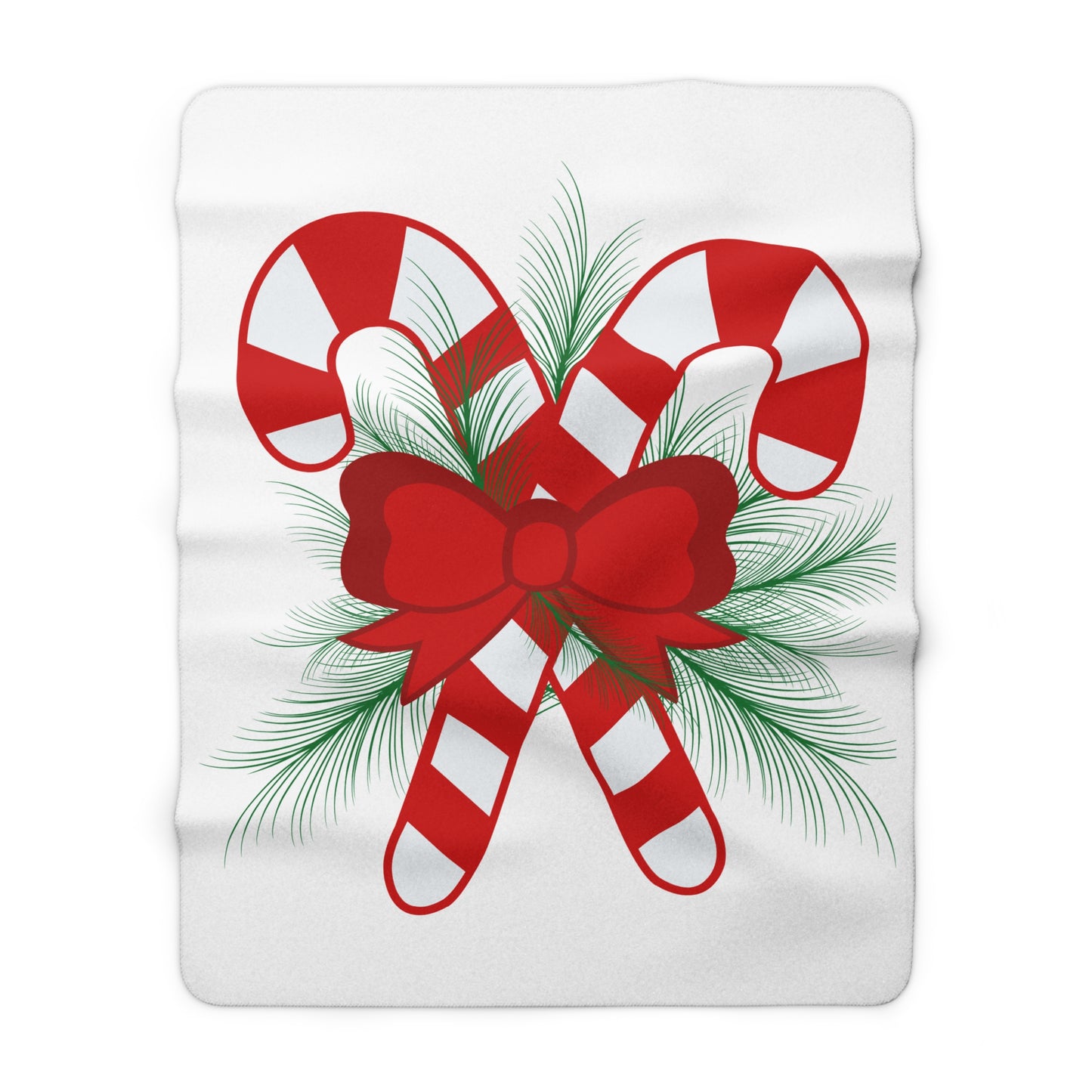 Christmas Candy Cane Blanket