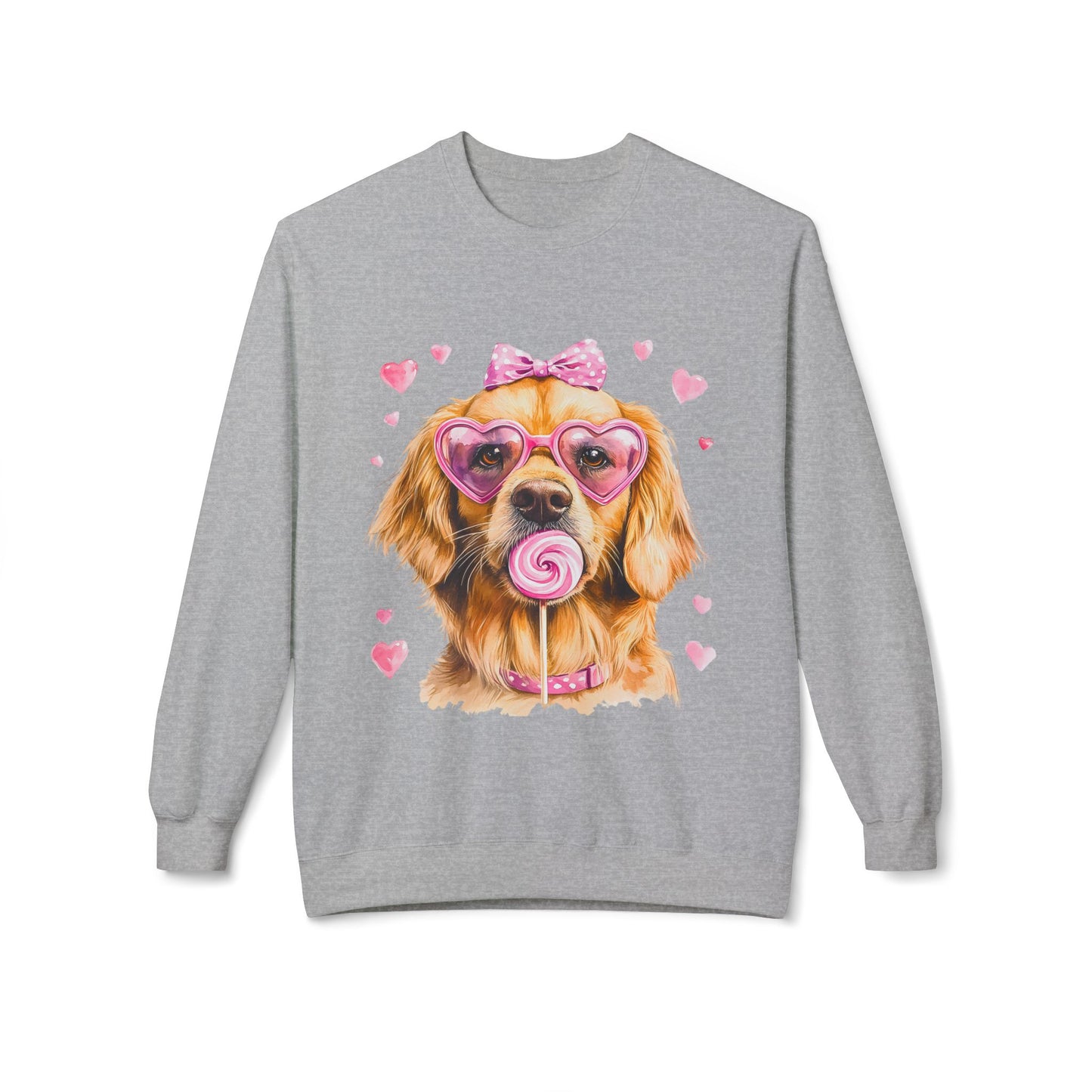 Valentines Unisex Midweight Softstyle Fleece Crewneck Sweatshirt