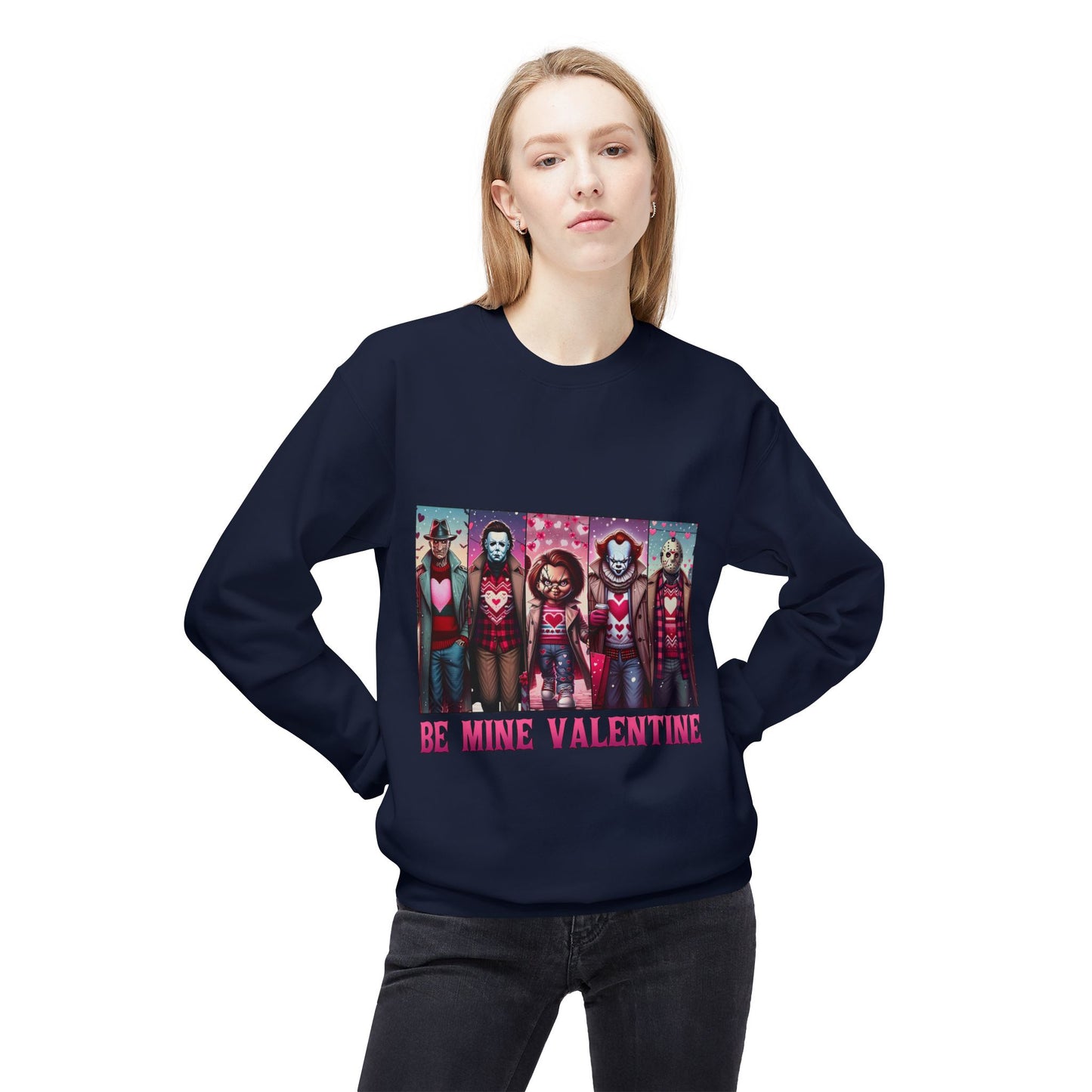 Valentines Unisex Midweight Softstyle Fleece Crewneck Sweatshirt