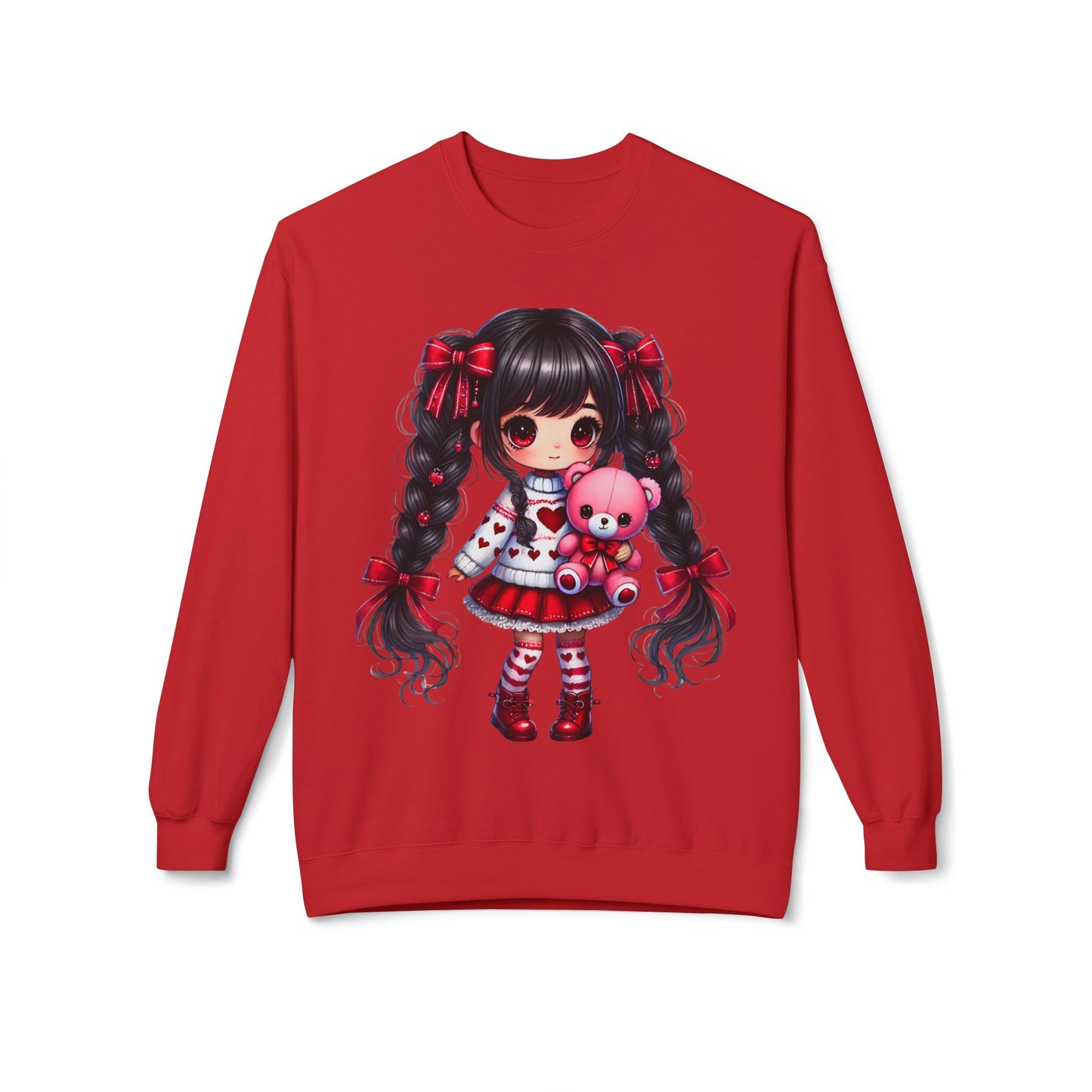 Valentines Unisex Midweight Softstyle Fleece Crewneck Sweatshirt