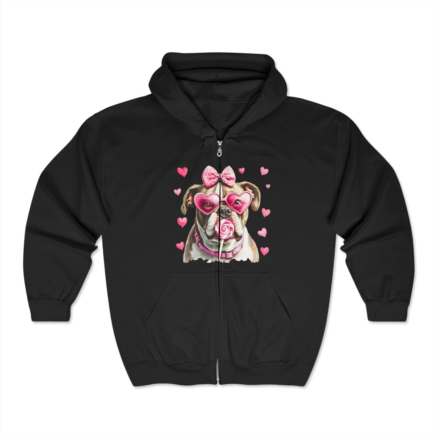 Valentines Unisex Heavy Blend™ Full Zip Hooded Sweatshirt