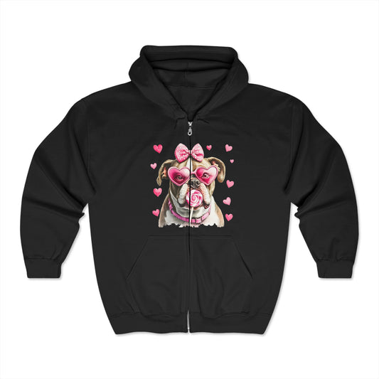 Valentines Unisex Heavy Blend™ Full Zip Hooded Sweatshirt