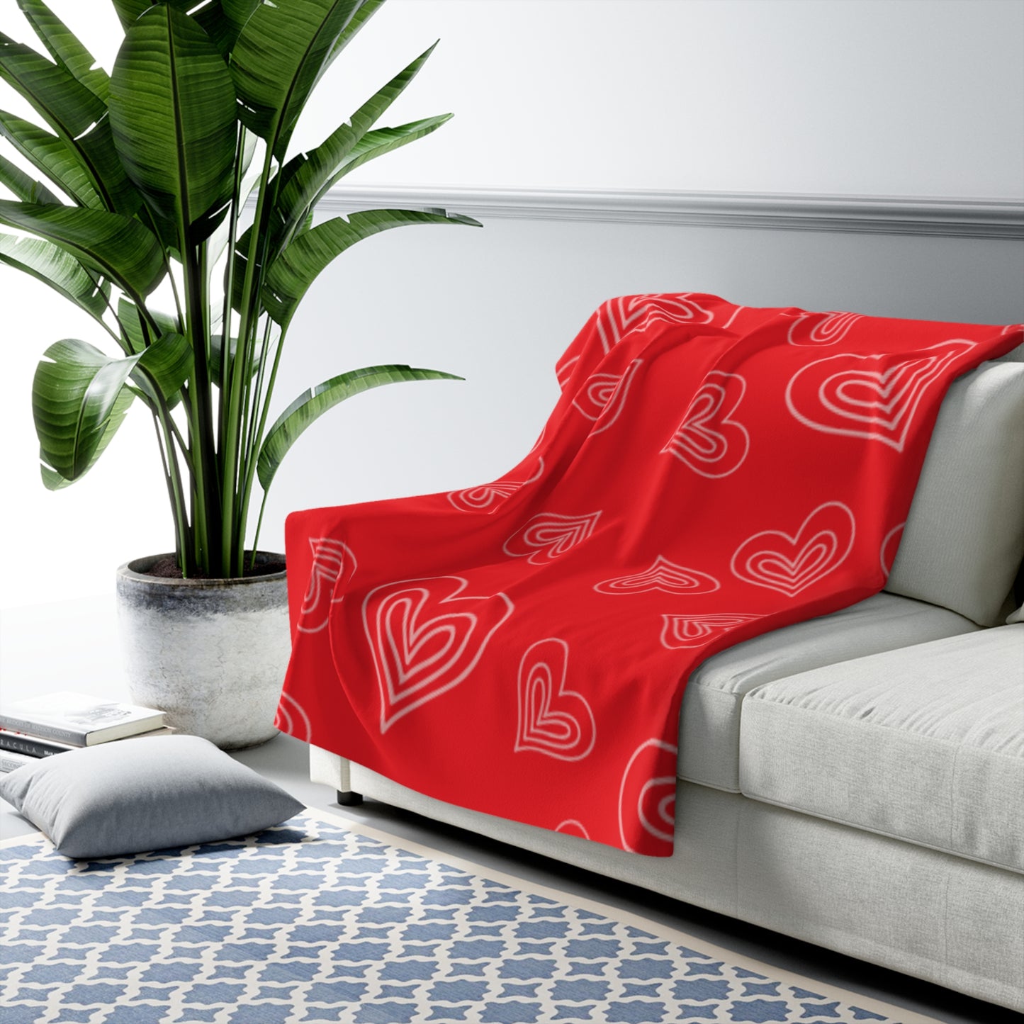 Valentines Sherpa Fleece Blanket