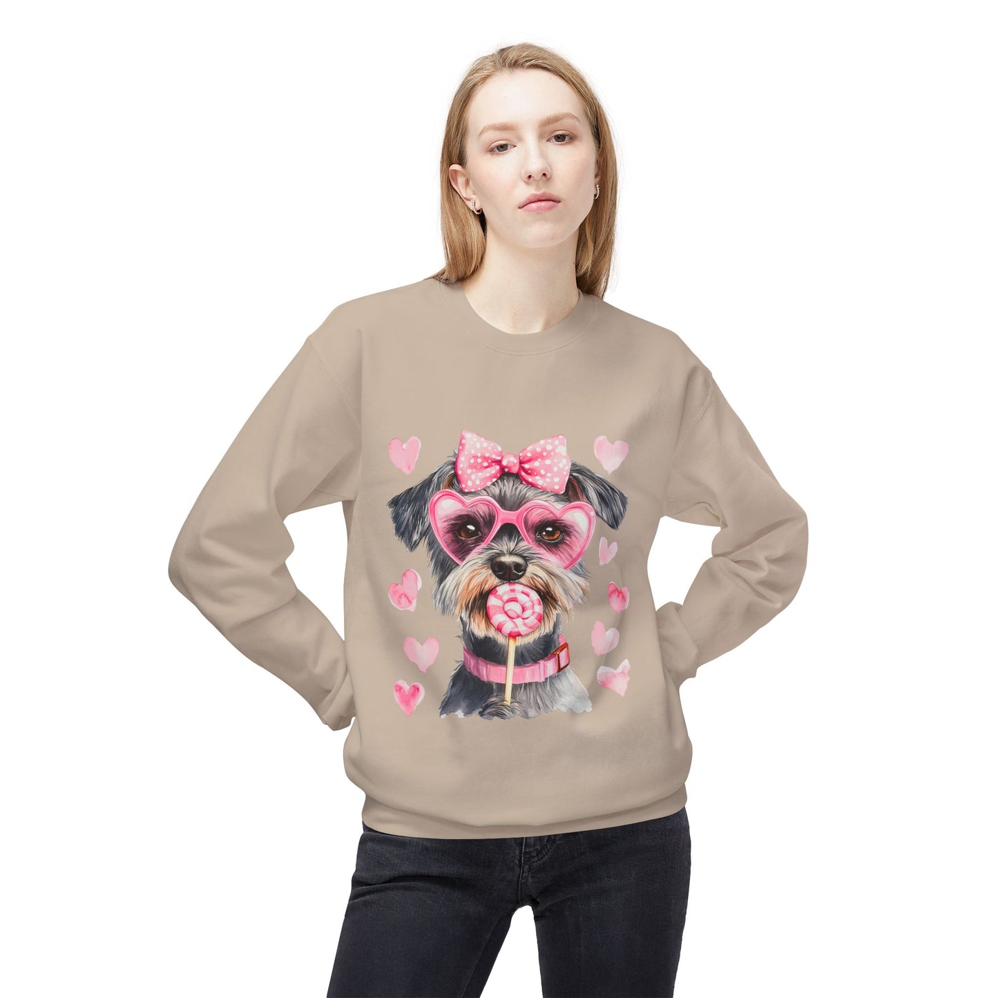Valentines Unisex Midweight Softstyle Fleece Crewneck Sweatshirt