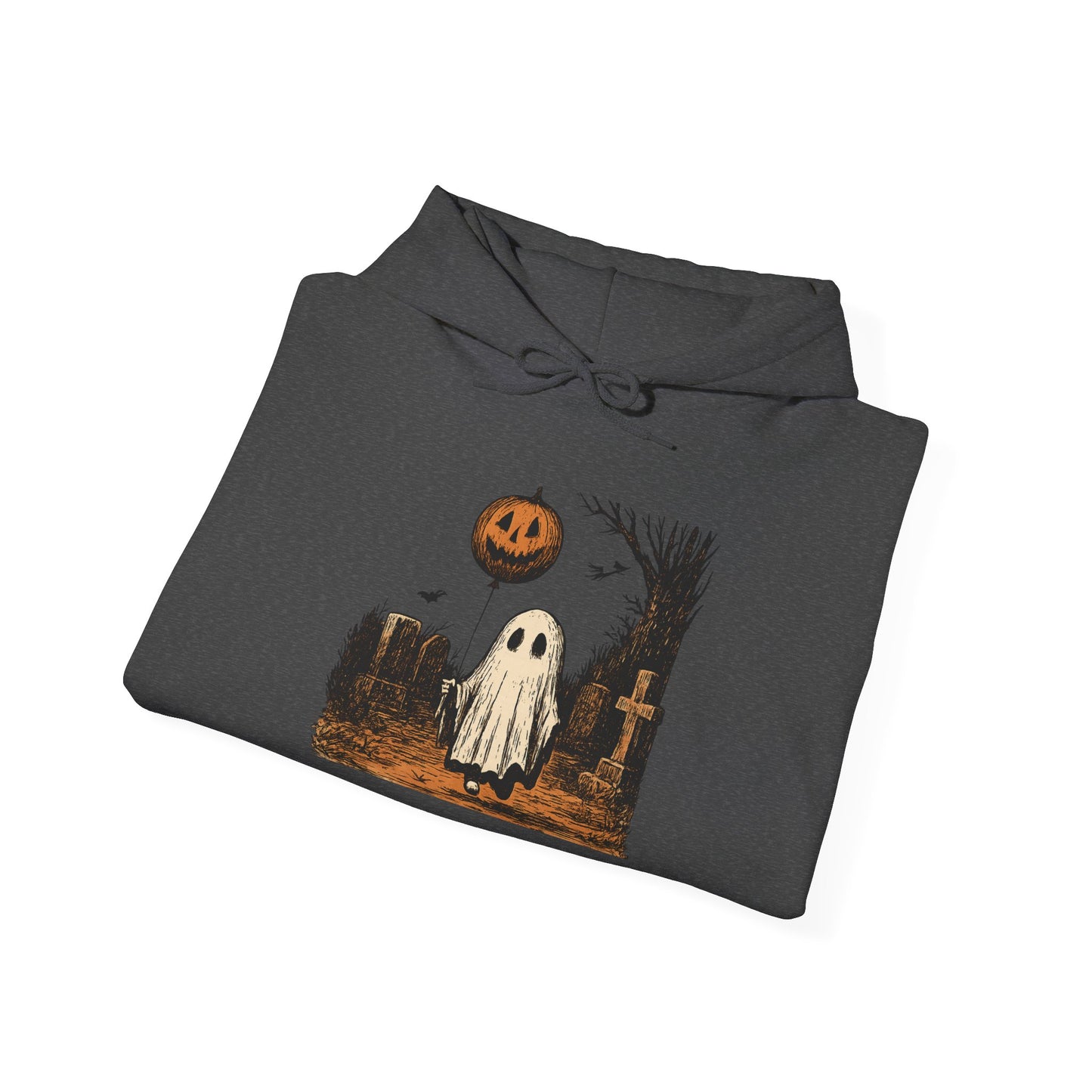 Halloween Ghost Hoodie, Cozy Unisex Hoodie, Spooky Season Apparel, Fall Fashion, Trick or Treat Gift