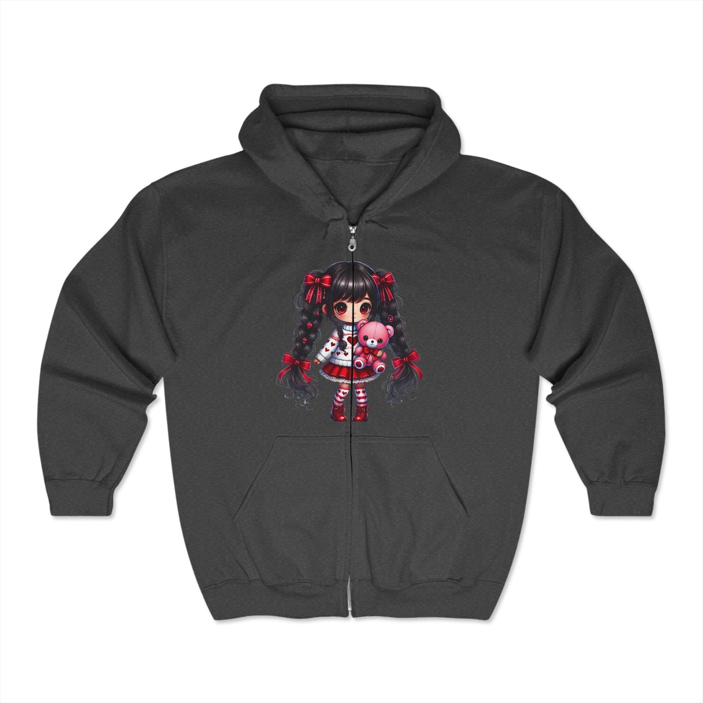 Valentines Unisex Heavy Blend™ Full Zip Hooded Sweatshirt
