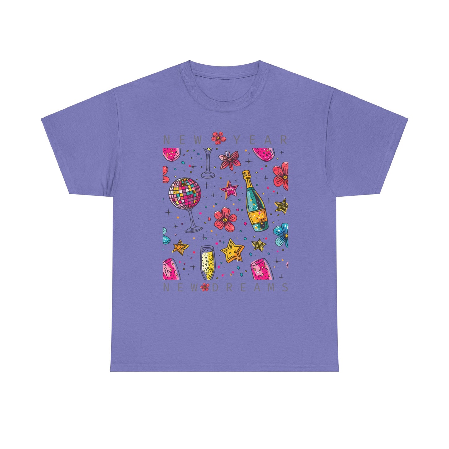 New Year Unisex Heavy Cotton Tee