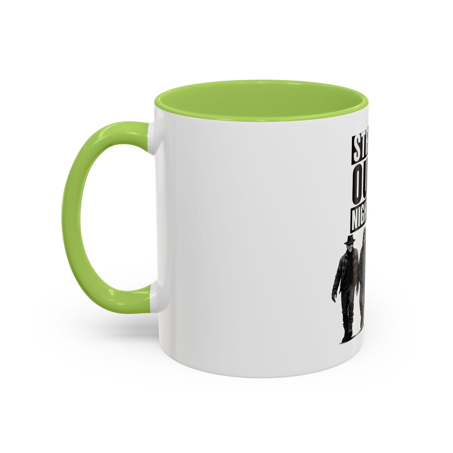 Straight Outta Nightmares Accent Coffee Mug | Spooky Mug, Horror Coffee Cup, Unique Gift for Halloween, Funware, Collectible Tea Mug