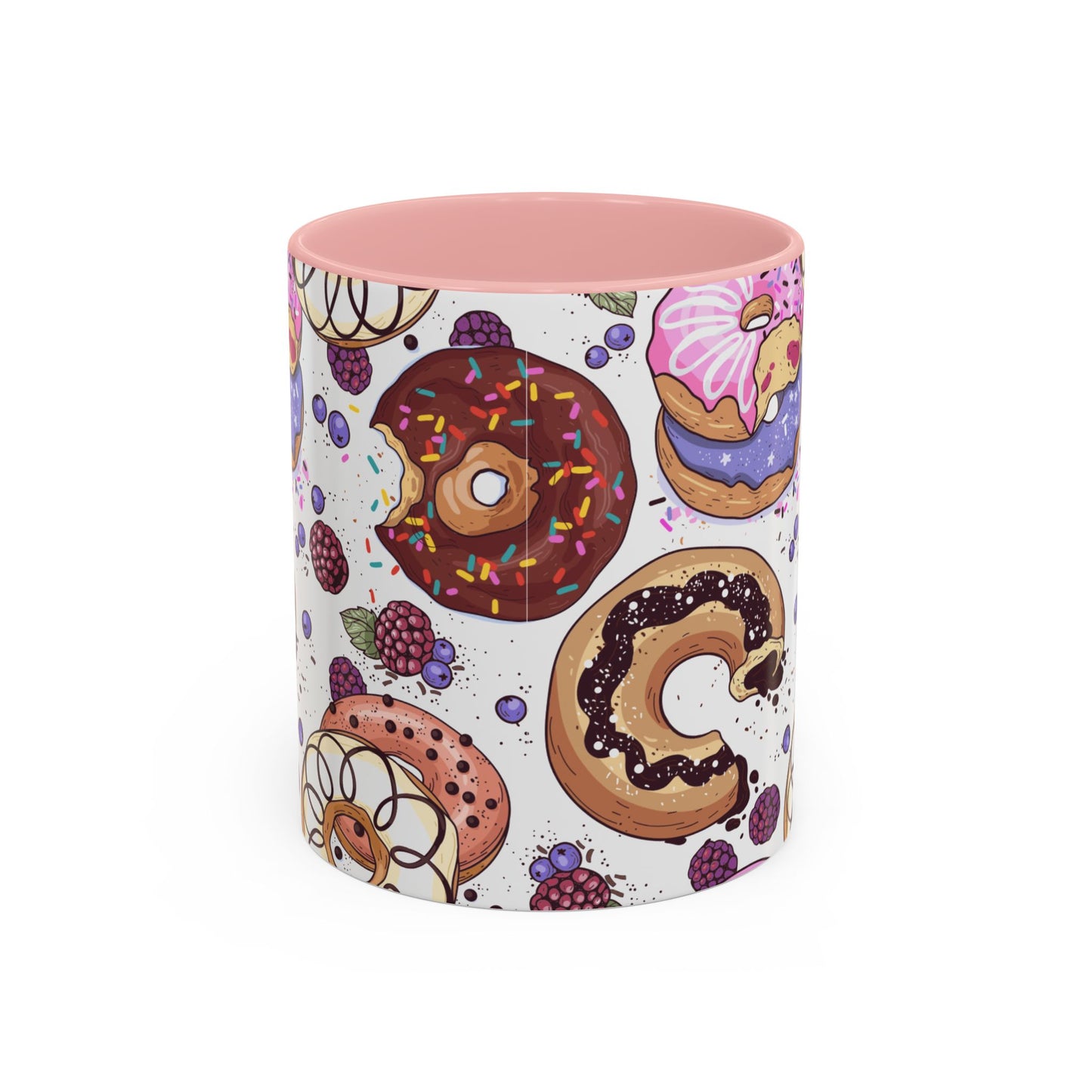 Doughnut Accent Coffee Mug (11, 15oz)
