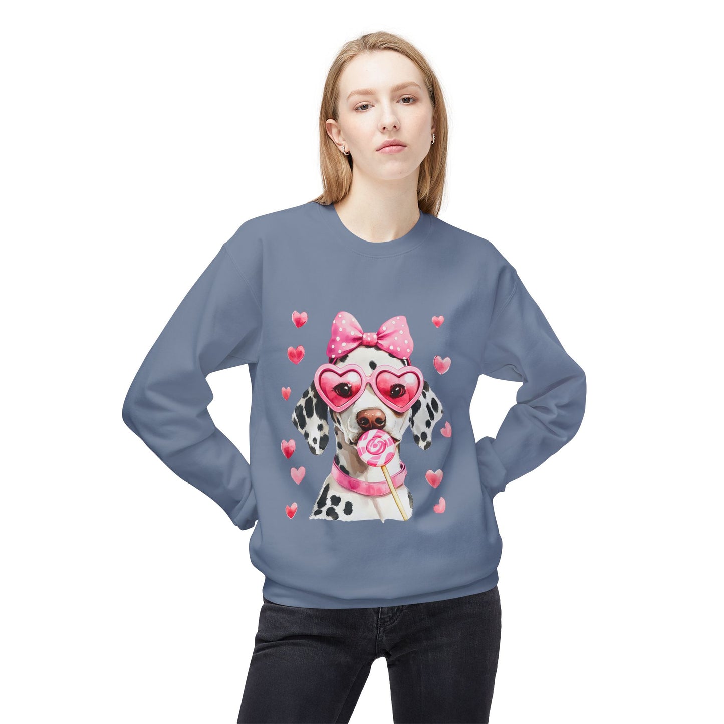 Valentines Unisex Midweight Softstyle Fleece Crewneck Sweatshirt