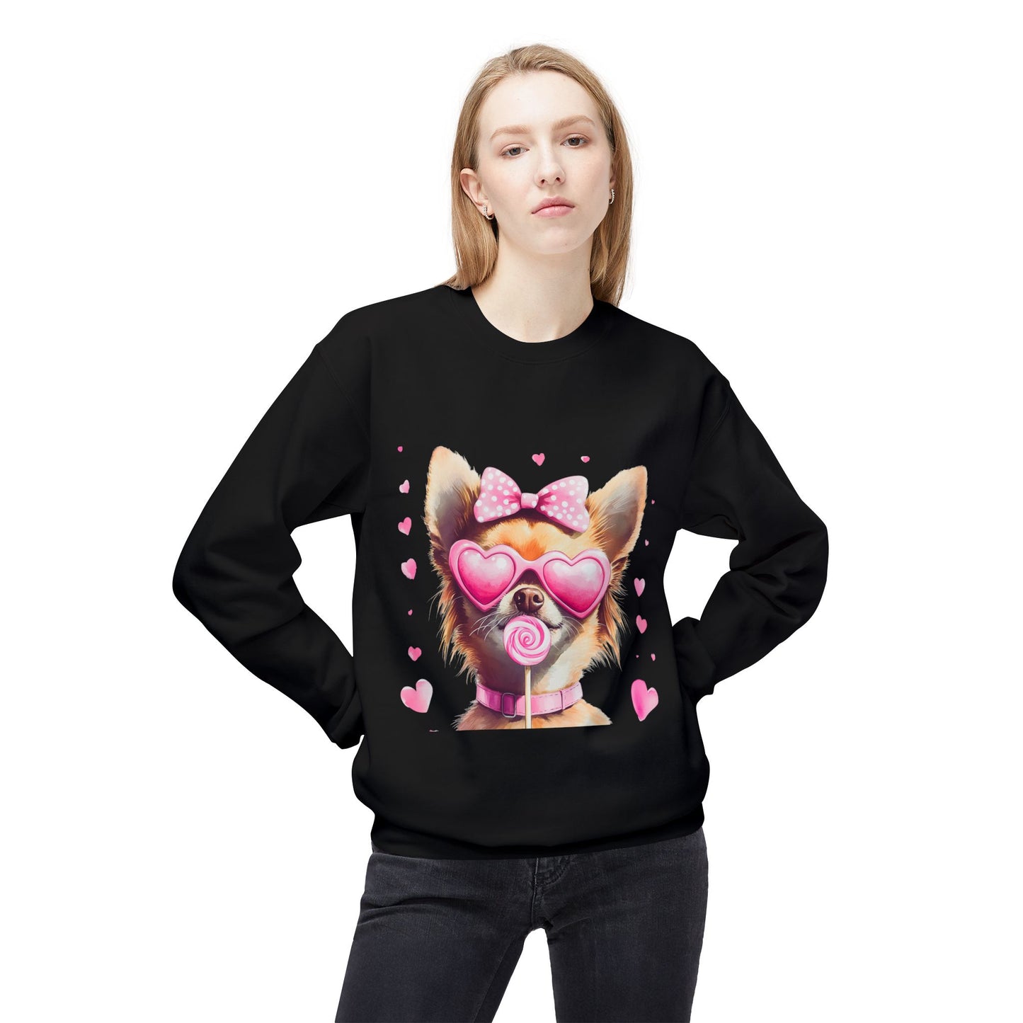 Valentines Unisex Midweight Softstyle Fleece Crewneck Sweatshirt