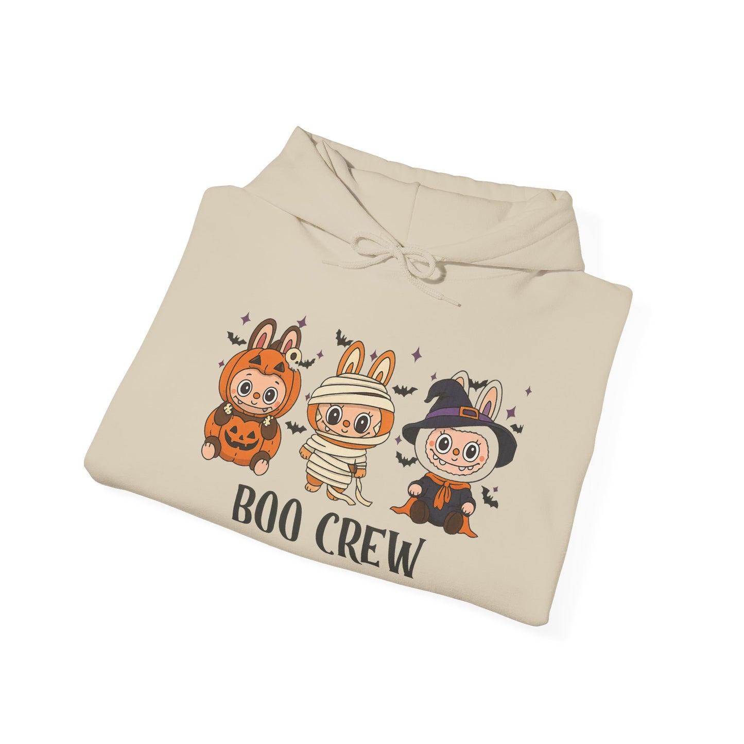 Boo Crew Halloween Unisex Hoodie, Cute Monster Costume, Spooky Vibes, Fall Fashion