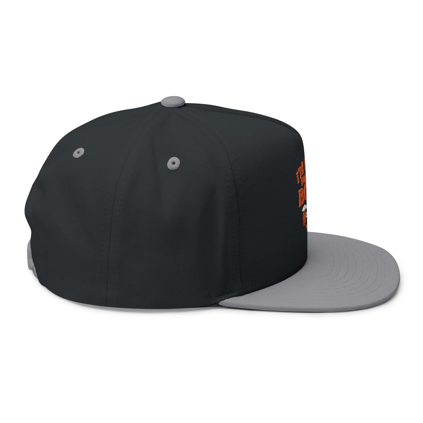 Halloween Flat Bill Cap - I'm Here for the Boos, Ghost Hat, Spooky Apparel, Festive Cap, Halloween Costume Accessory
