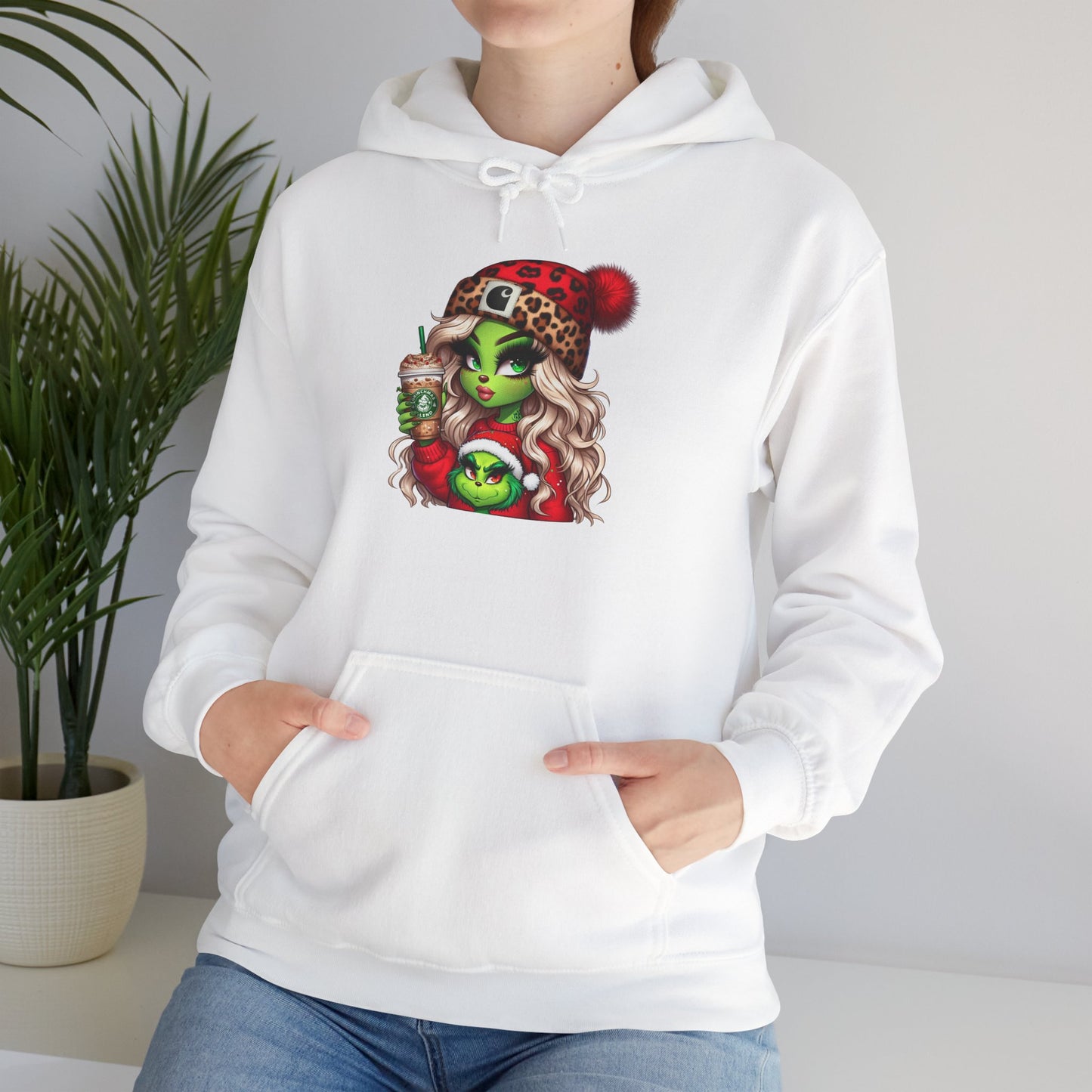 Festive Witch Hooded Hoodie | Cute Halloween Hoodie, Cozy Women’s Hoodie, Gift for Witch Lovers, Holiday Apparel